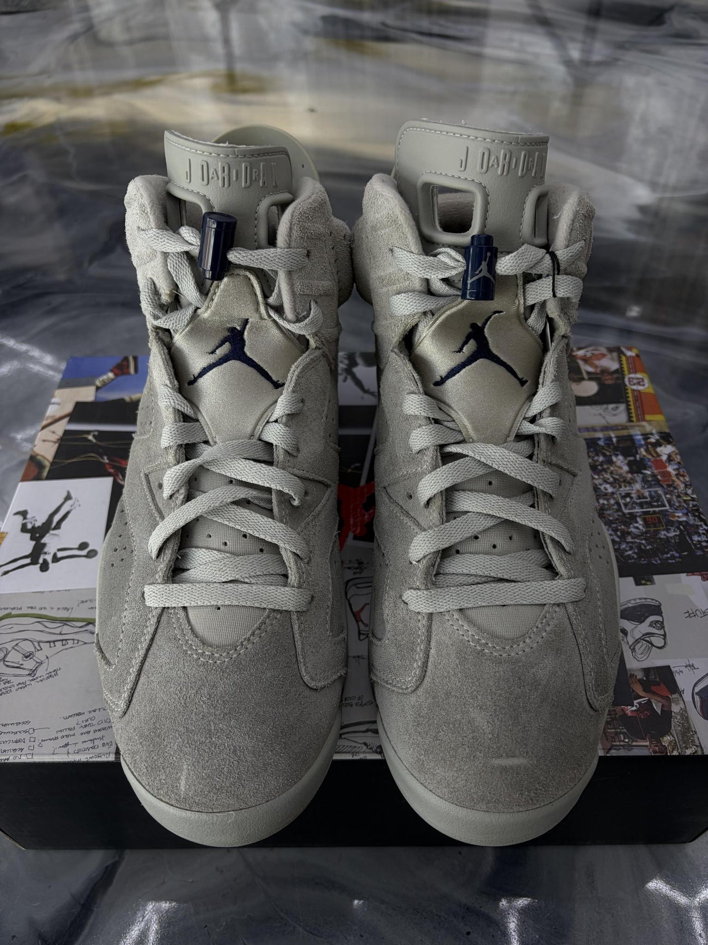 Jordan 6 "Georgetown" Used Size 10