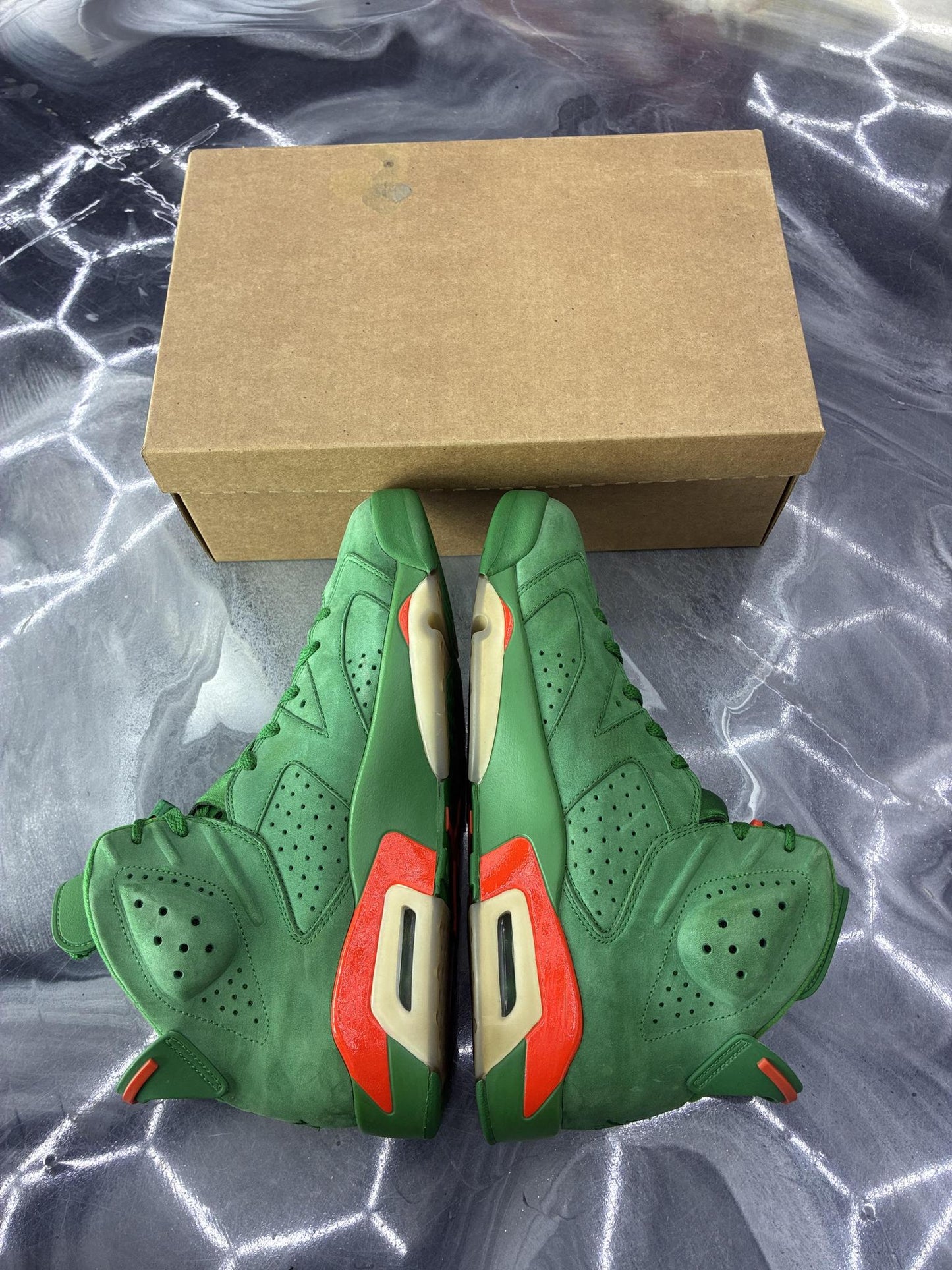 Jordan 6 "Gatorade Green" Used Size 12