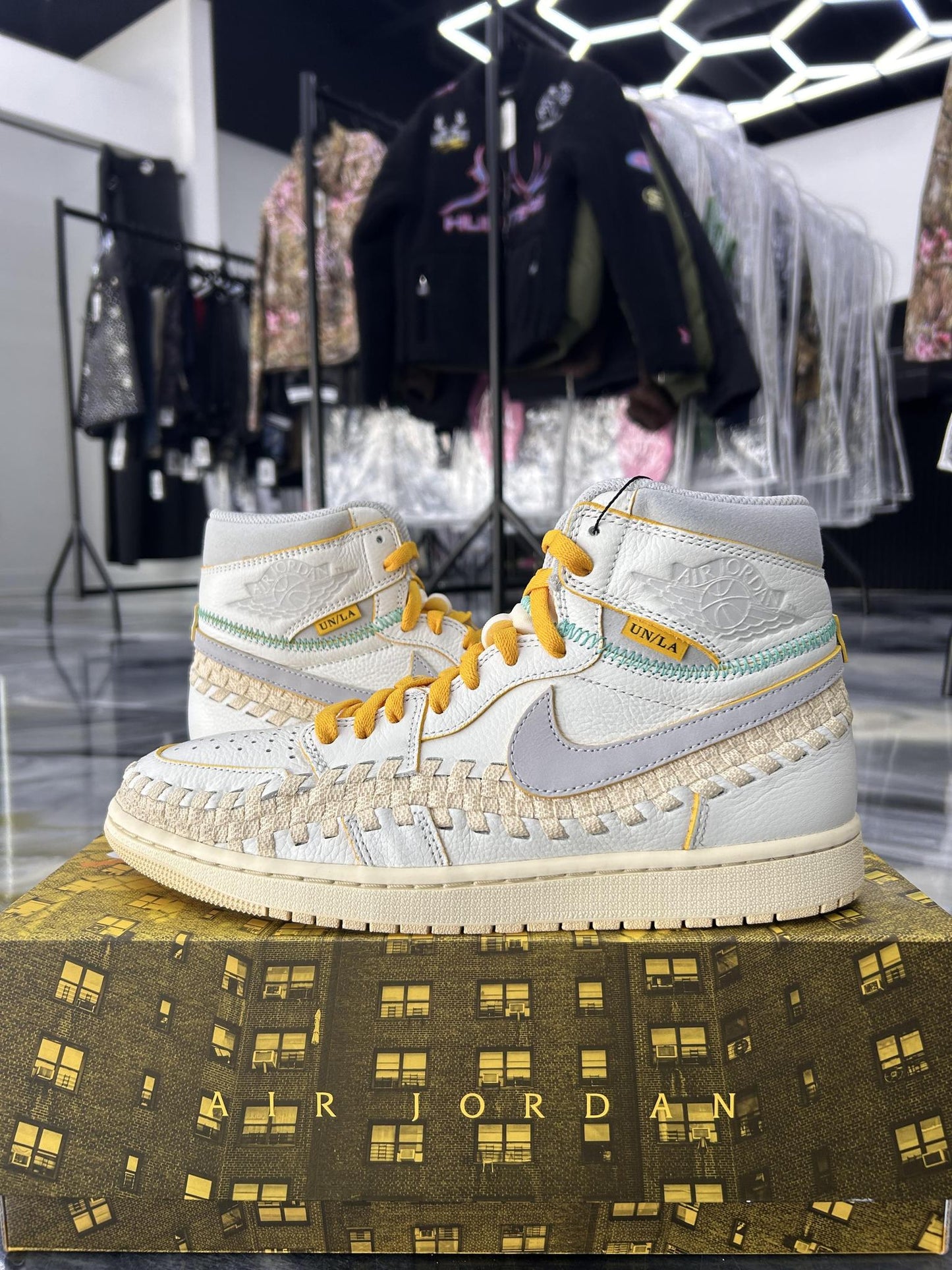 Jordan 1 Union LA "Bephies Supply Summer 96" Used Size 10