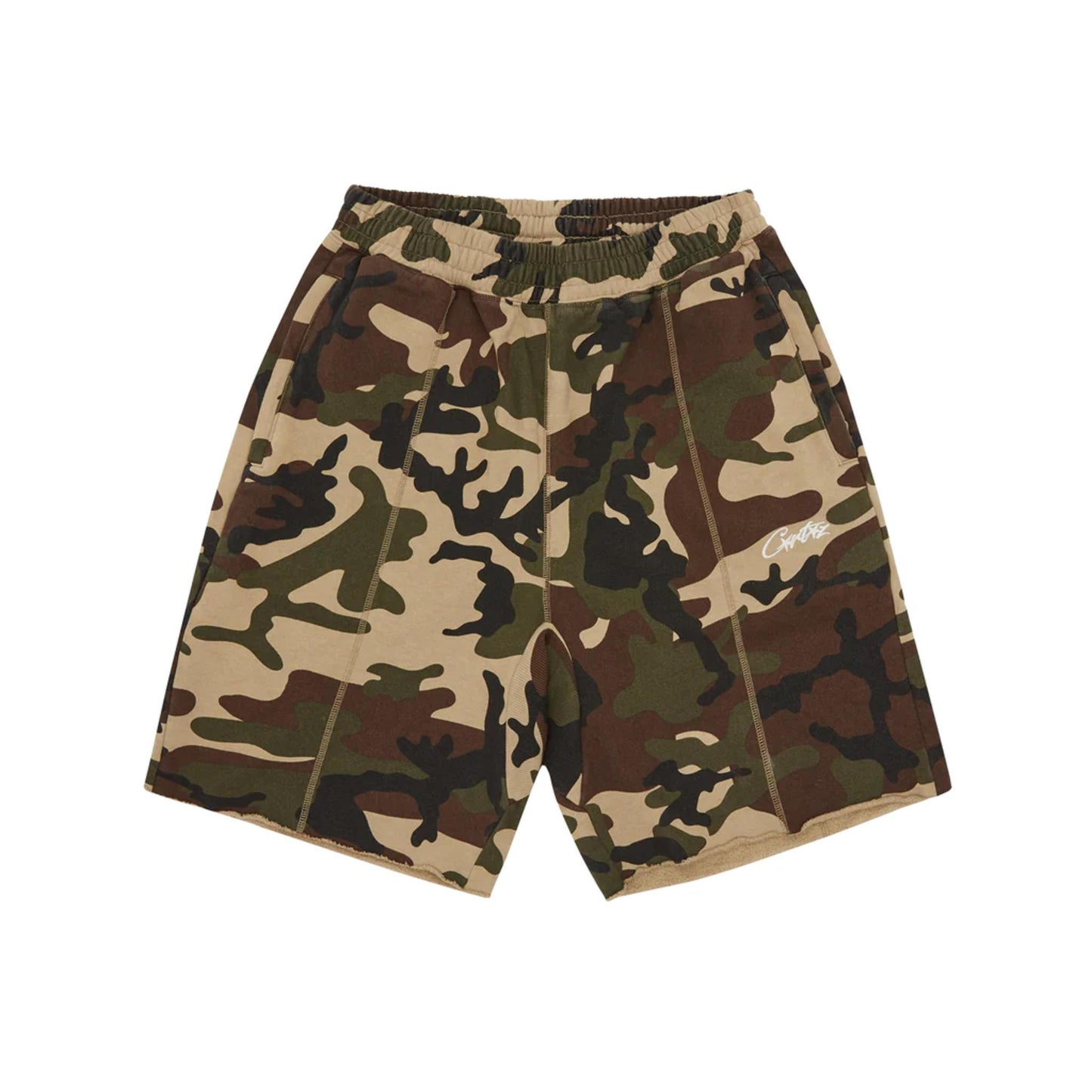 Corteiz HMP Raw Hemp Shorts "Camo"