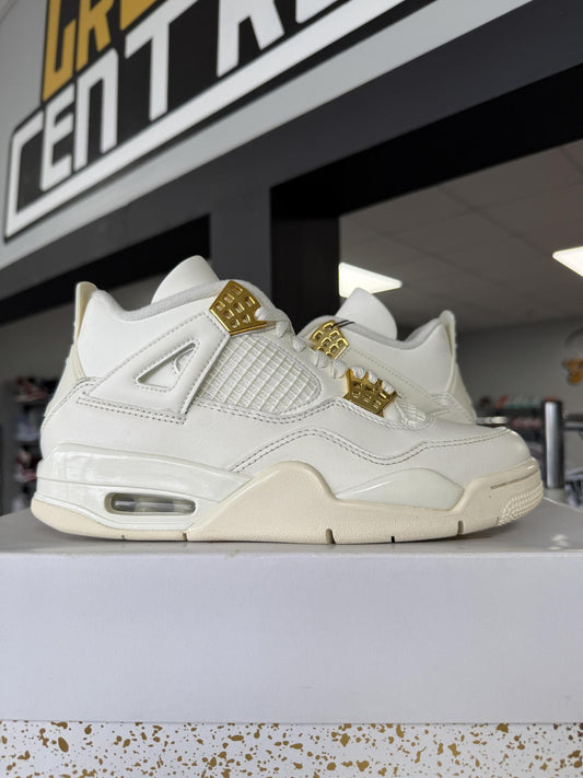 Jordan 4 "Metallic Gold" Used 7Y/8.5W