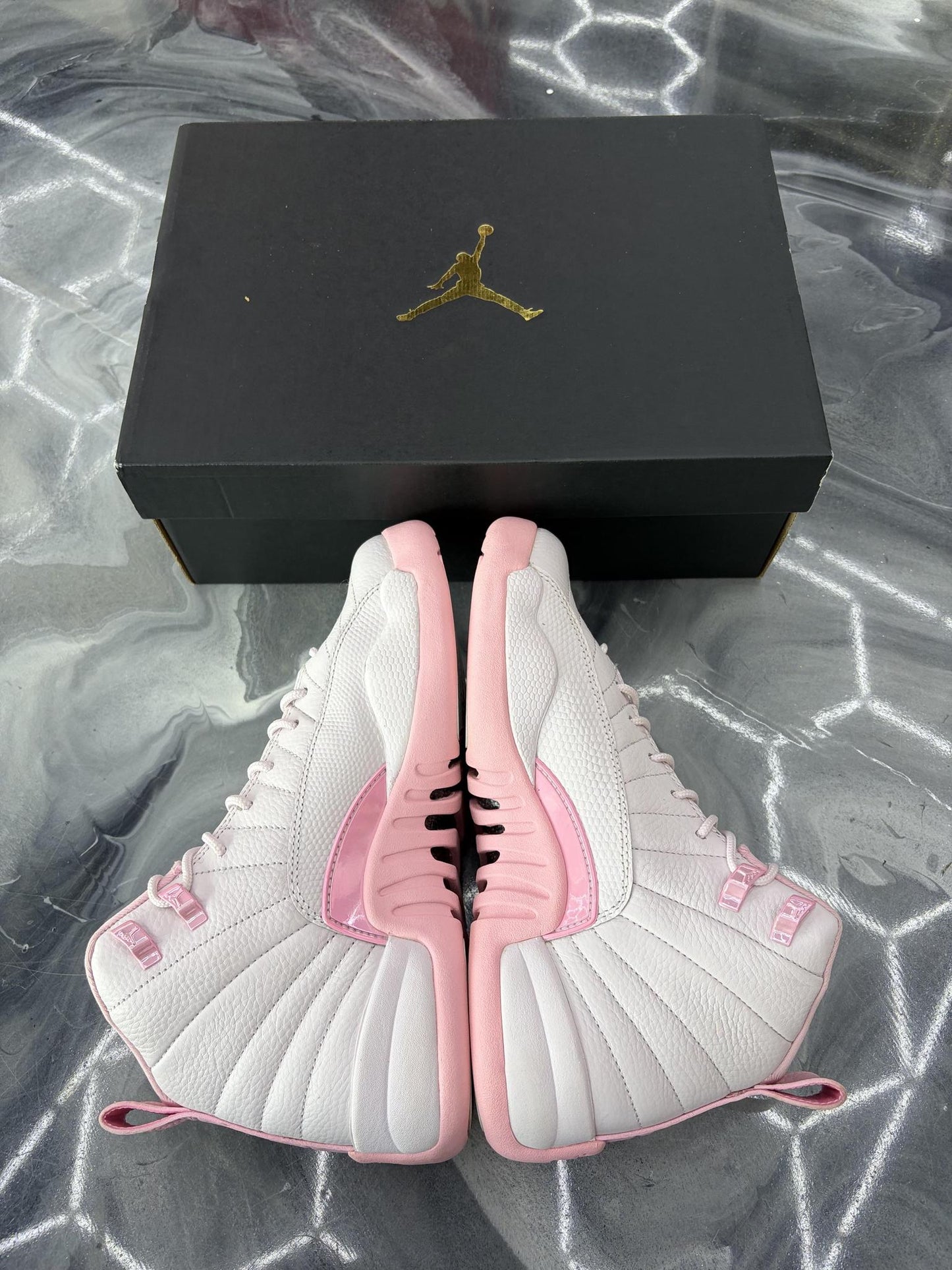 Jordan 12 "Pearl Pink" Used Size 6.5Y/8W