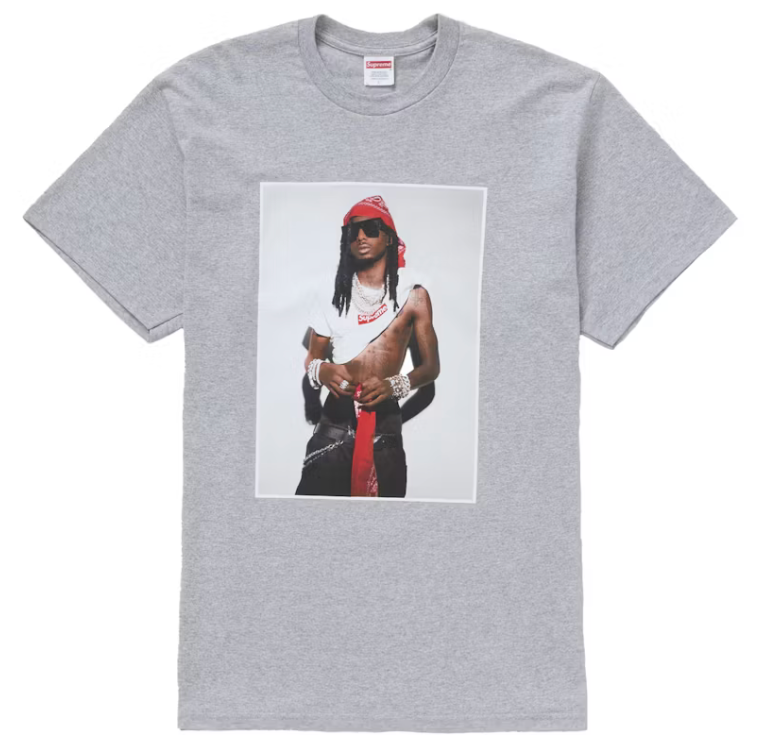 Supreme x Playboi Cart Tee "Grey"