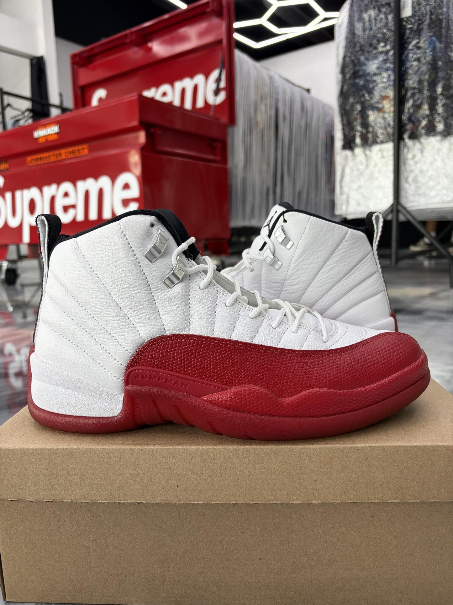 Jordan 12 "Cherry" Used Size 10.5