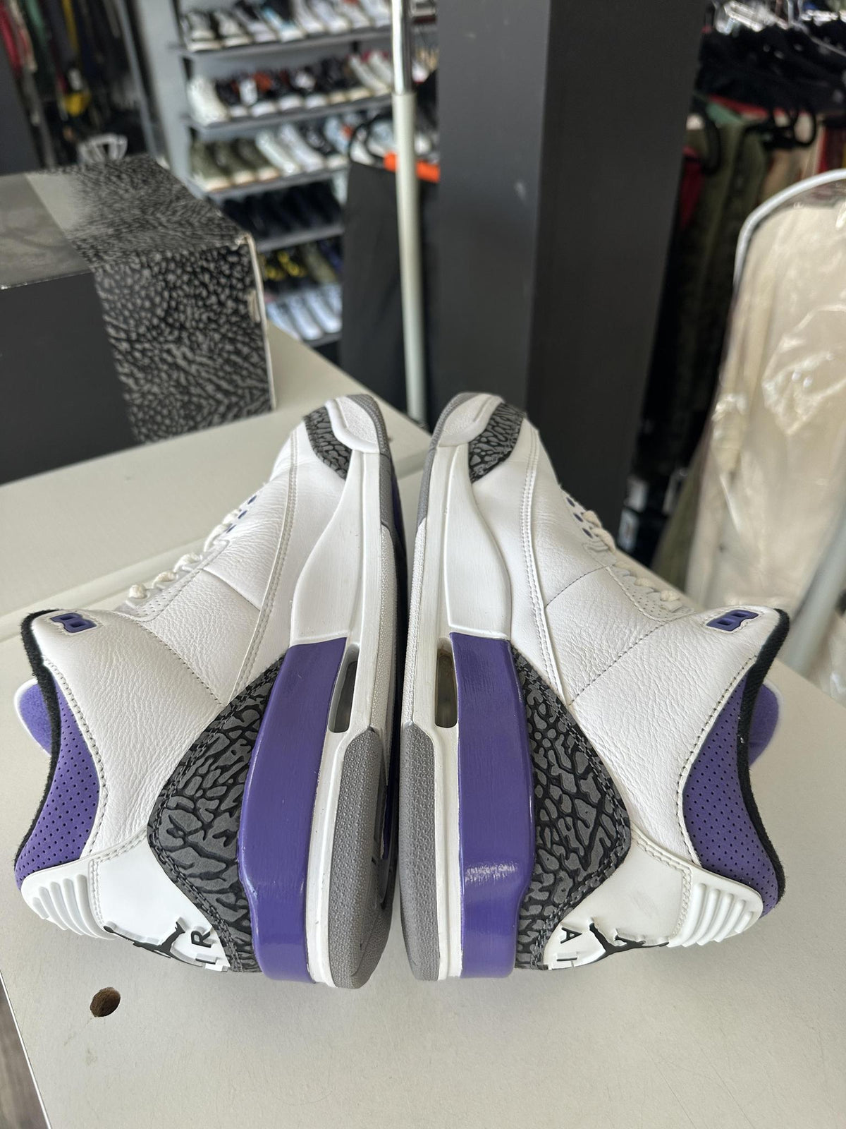 Jordan 3 Dark Iris Used