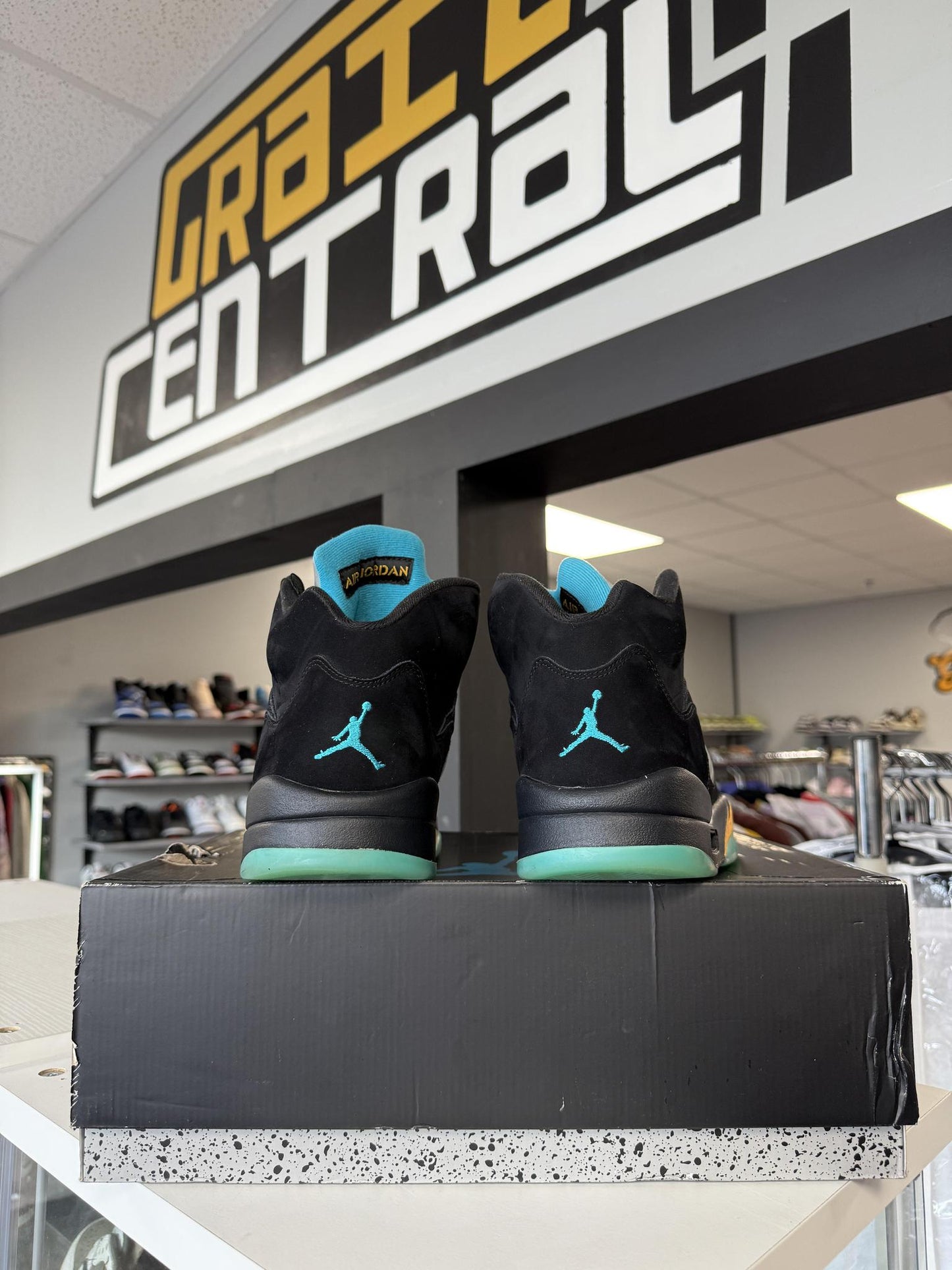Jordan 5 "Aqua" Used Size 12