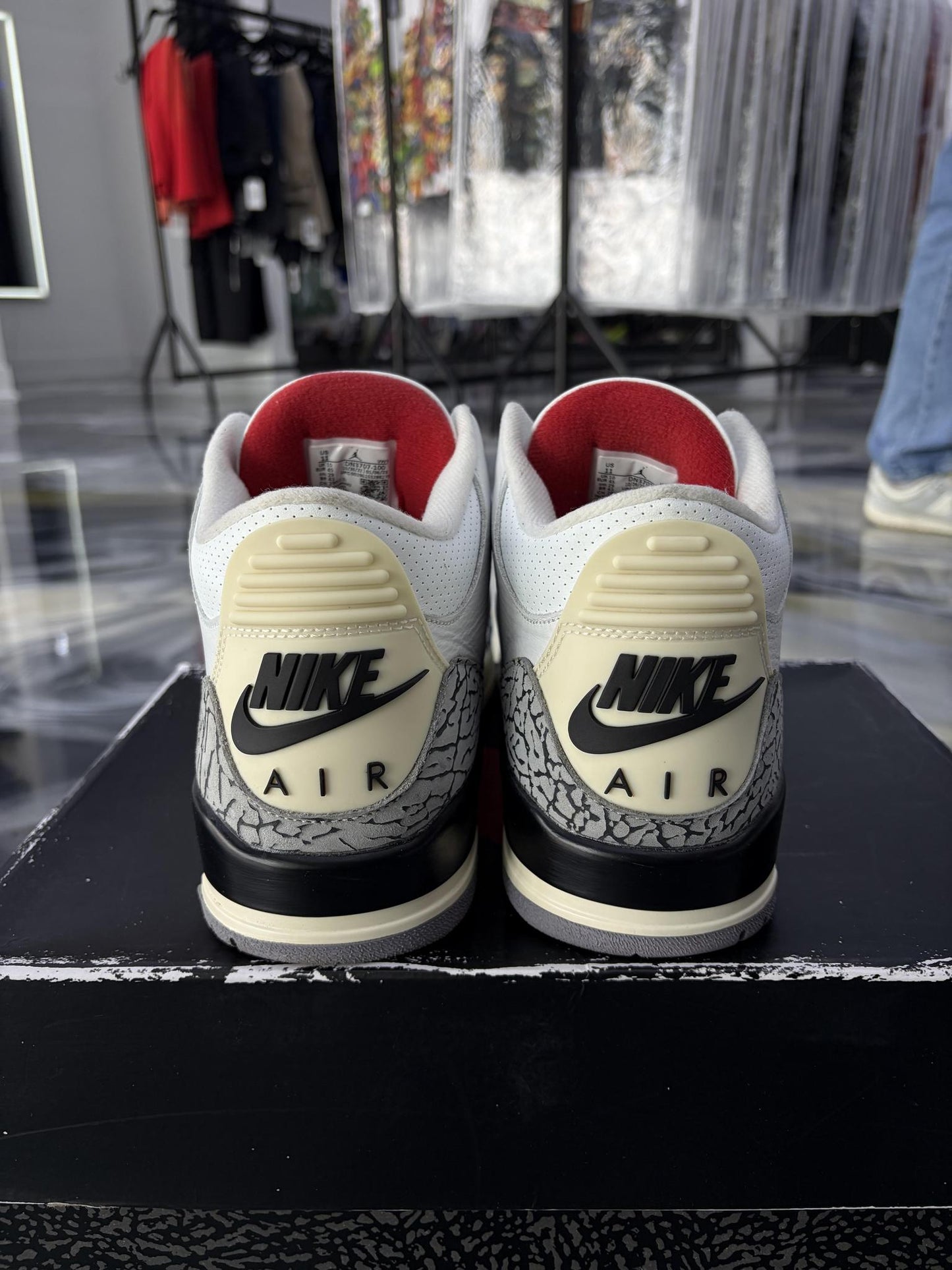 Jordan 3 "White Cement Reimagined" Used Size 11