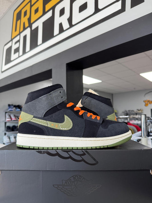 Jordan 1 Mid "Anthracite" Used Size 9.5