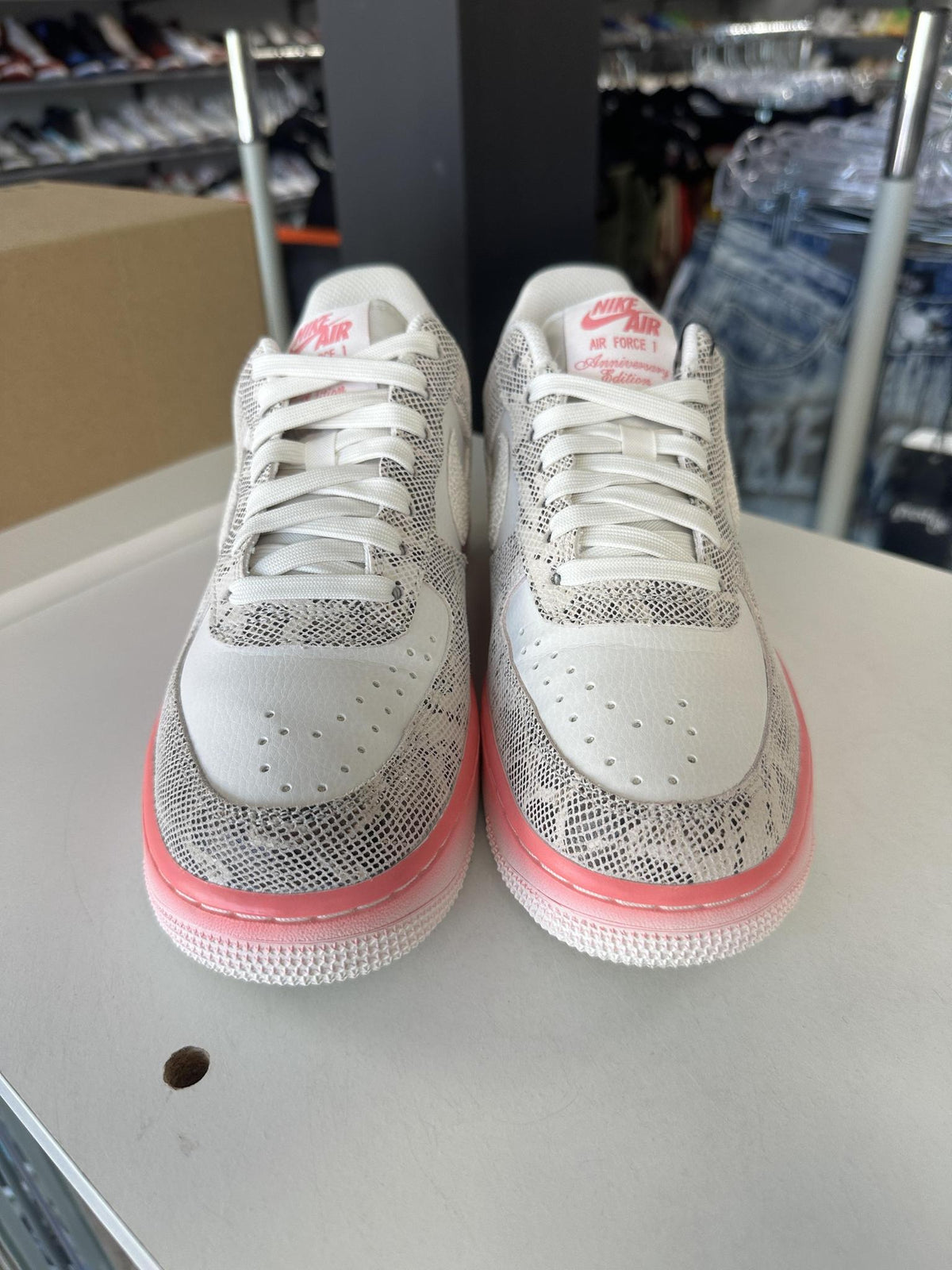 Nike AF1 Low Snakeskin Pink Used
