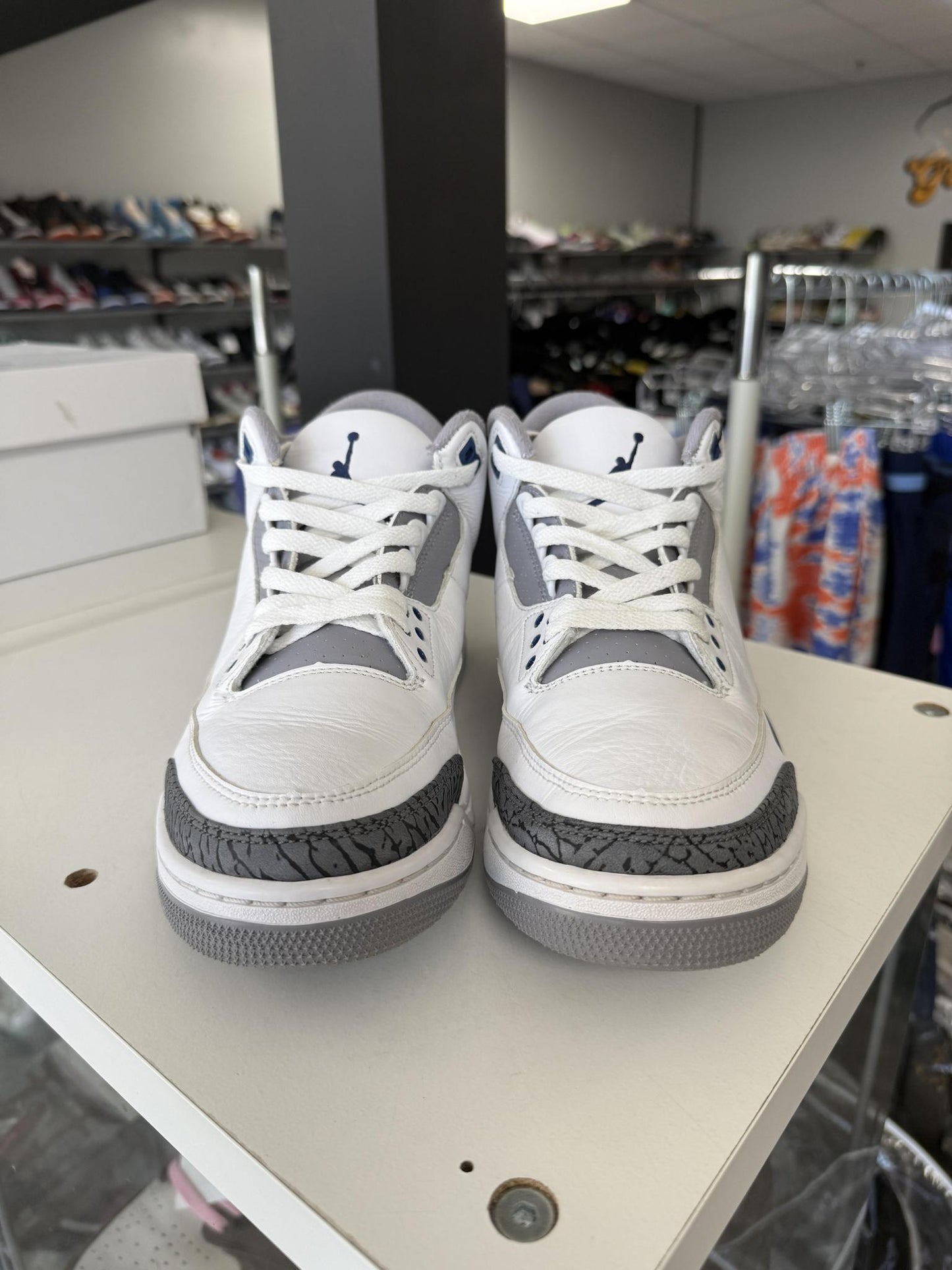 Jordan 3 "Midnight Navy" Used Size 9