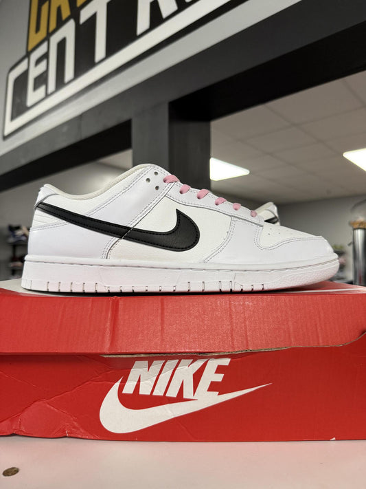 Nike Dunk Low "White Black" Used Size 9.5