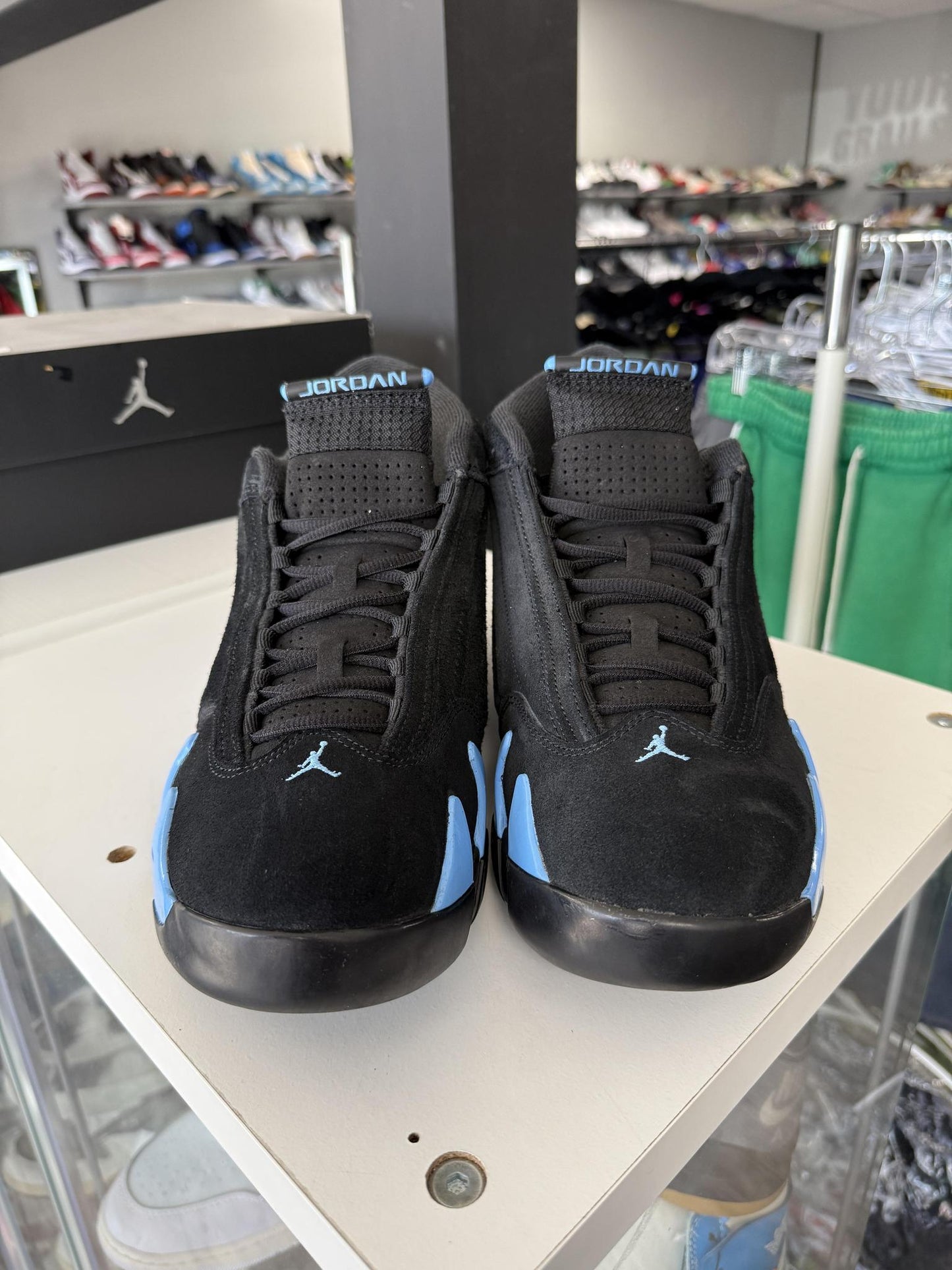 Jordan 14 "University Blue" Used Size 12