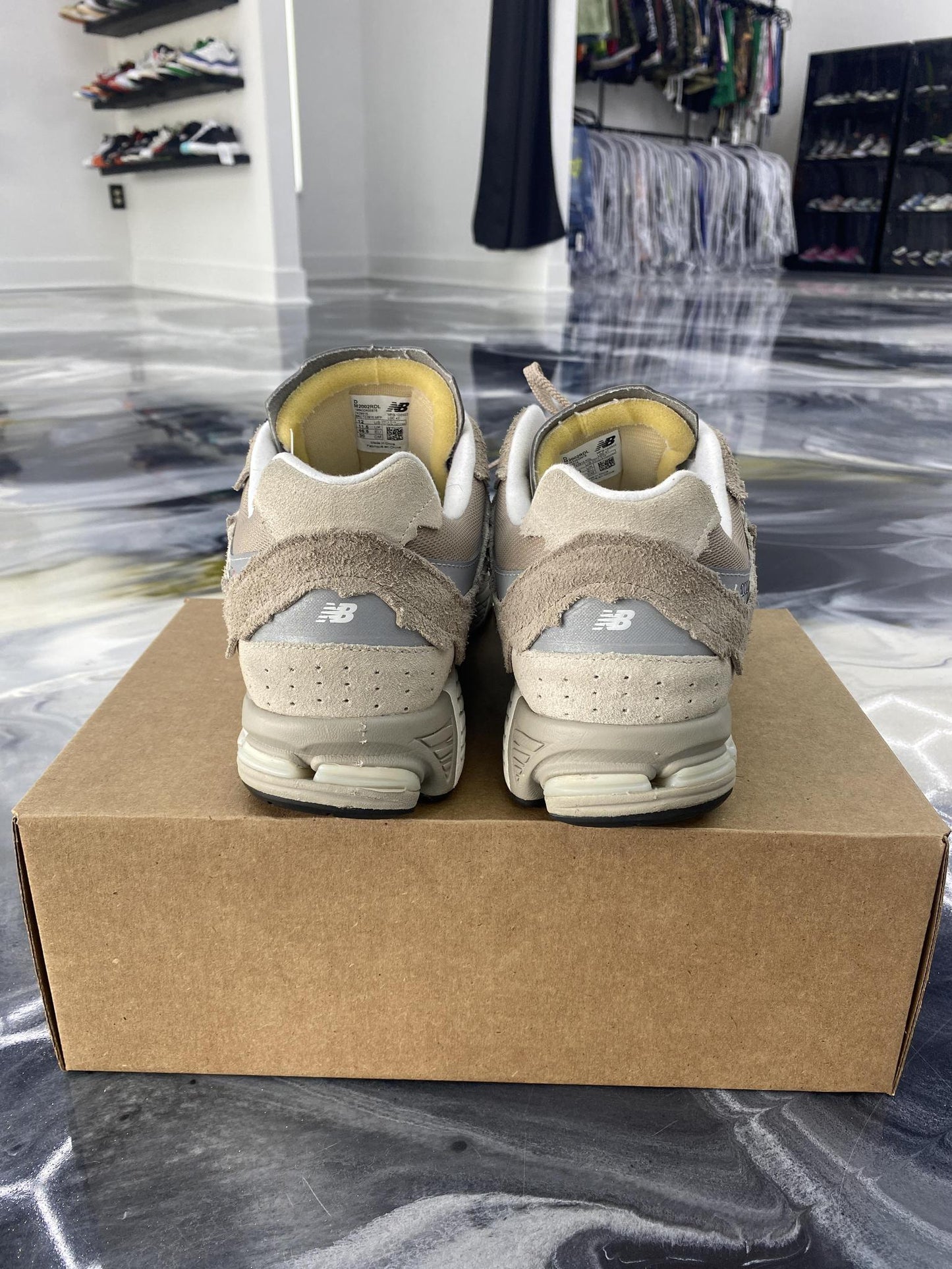 New Balance 2002R Protection Pack "Sand" Used Size 12