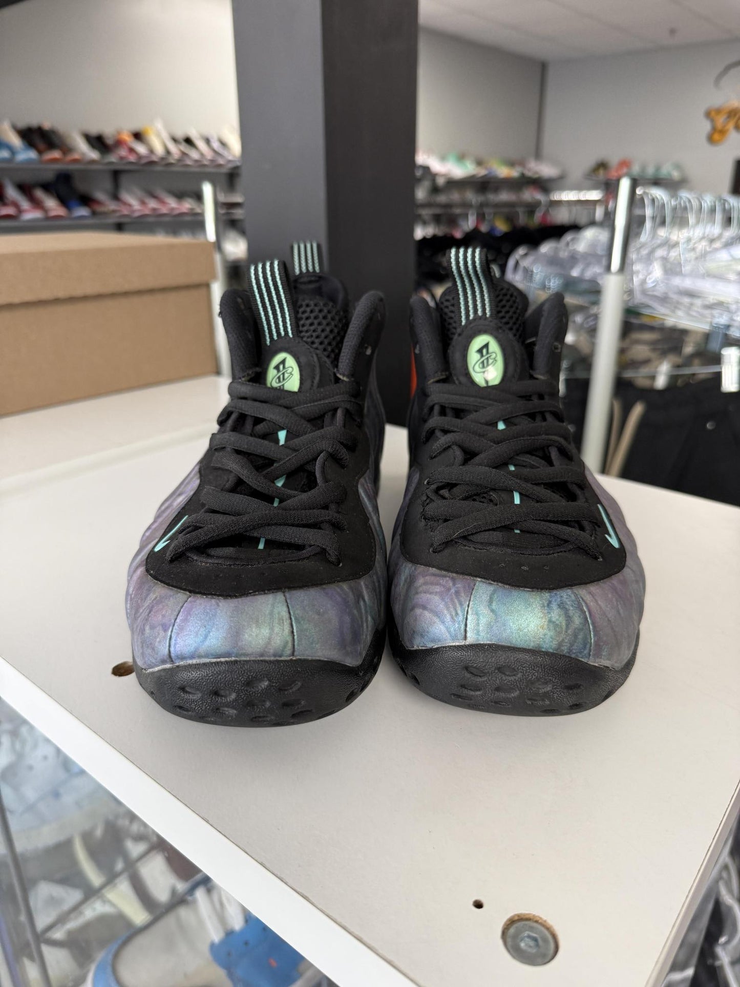 Nike Foamposite "Abalone" Used Size 9.5