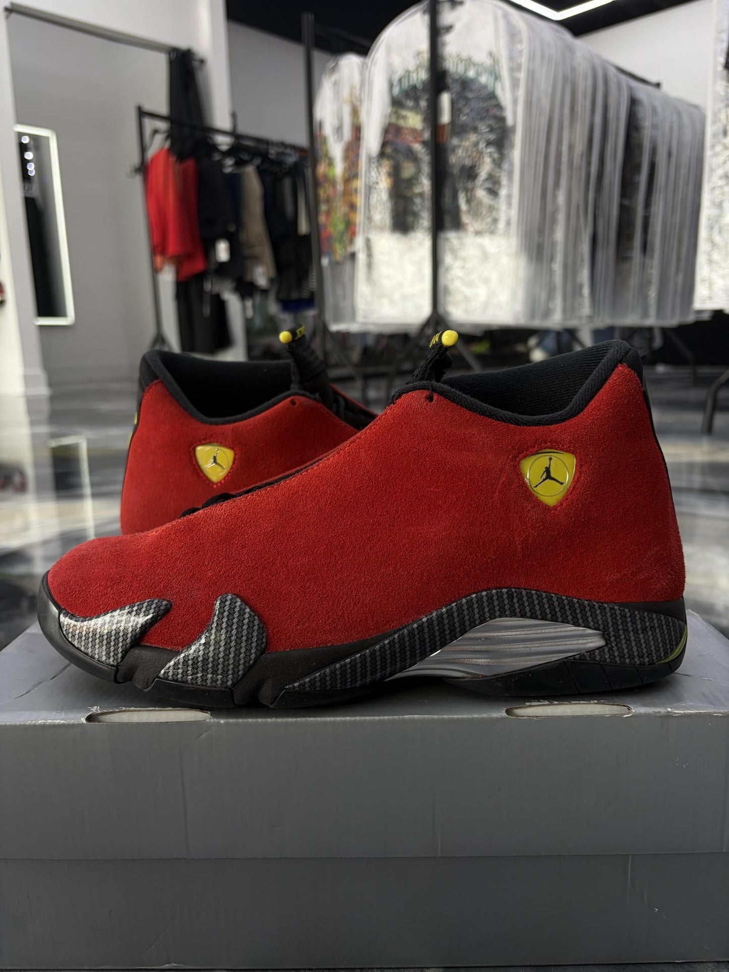 Jordan 14 "Ferrari" Used Size 10.5