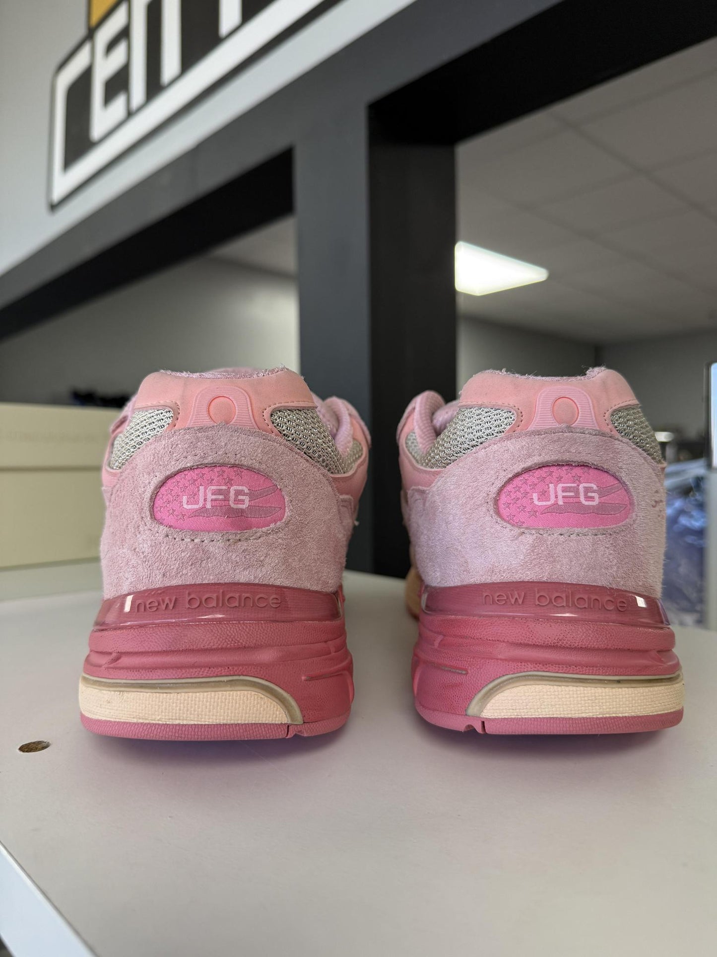New Balance 993 x JFG "Powder Pink" Used Size 13