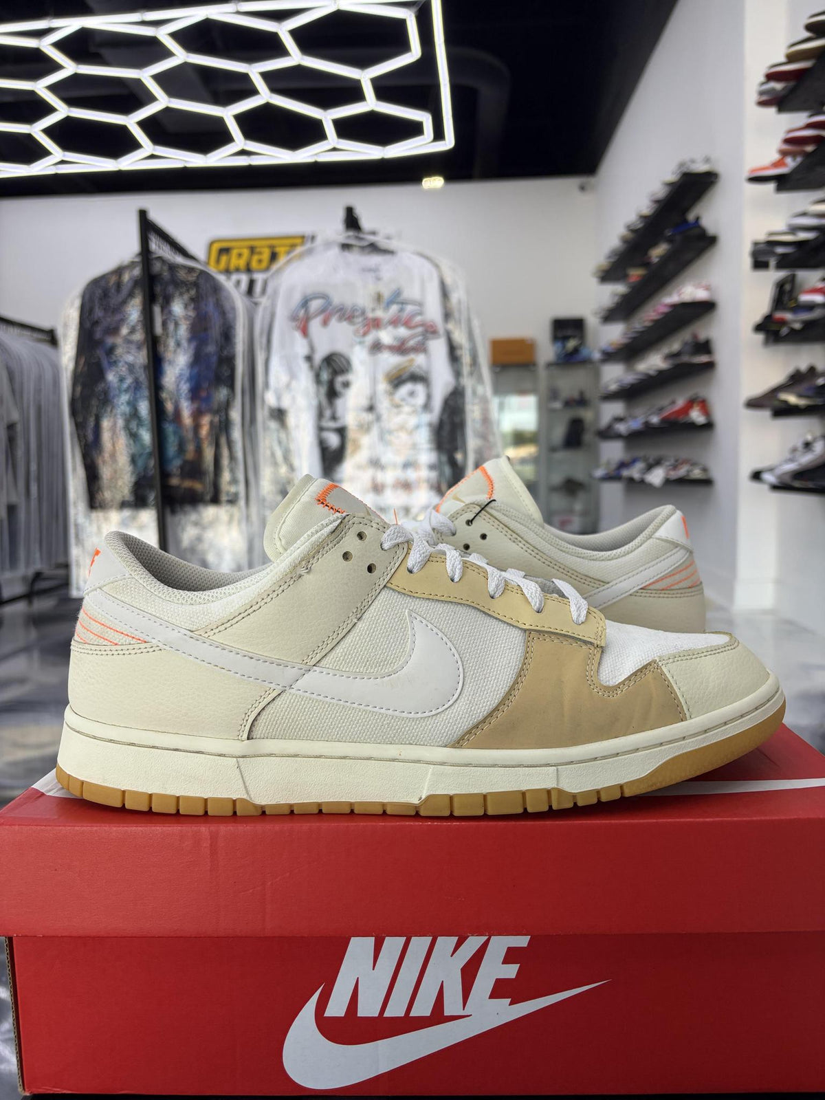 Nike Dunk Low "Patchwork" Used Size 12