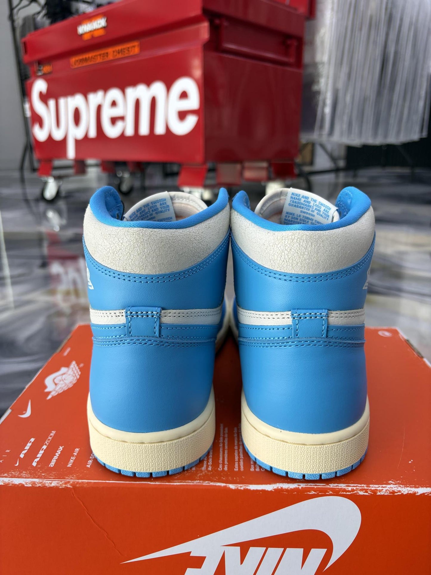 Jordan 1 UNC "Reimagined" Used Size 9