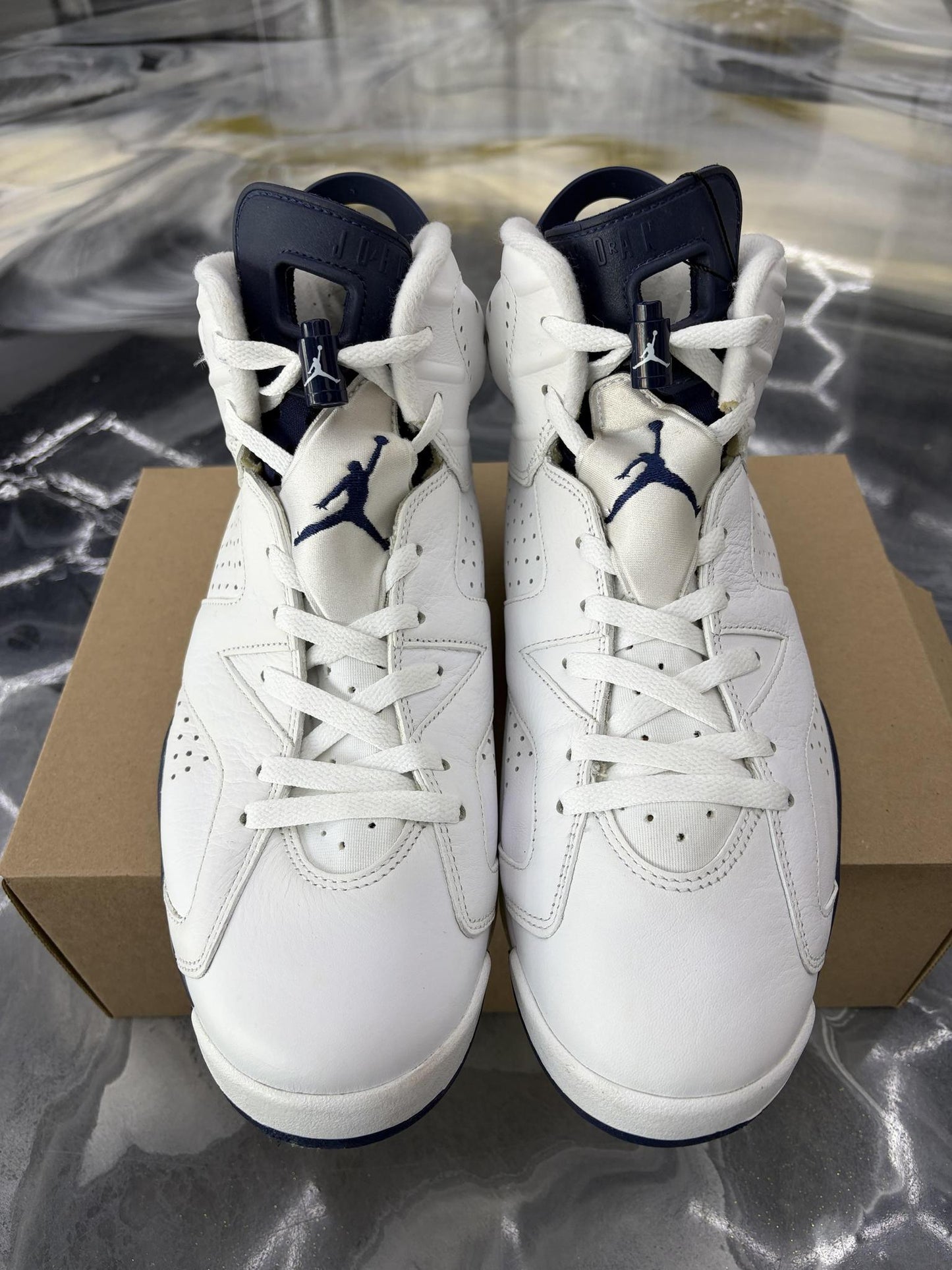 Jordan 6 "Midnight Navy" Used Size 12