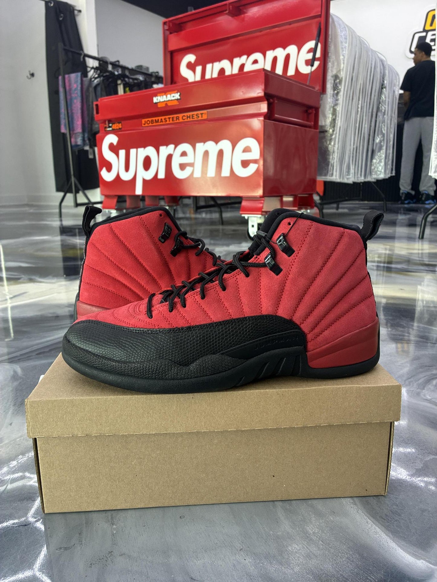 Jordan 12 "Reverse Flu Game" Used Size 13
