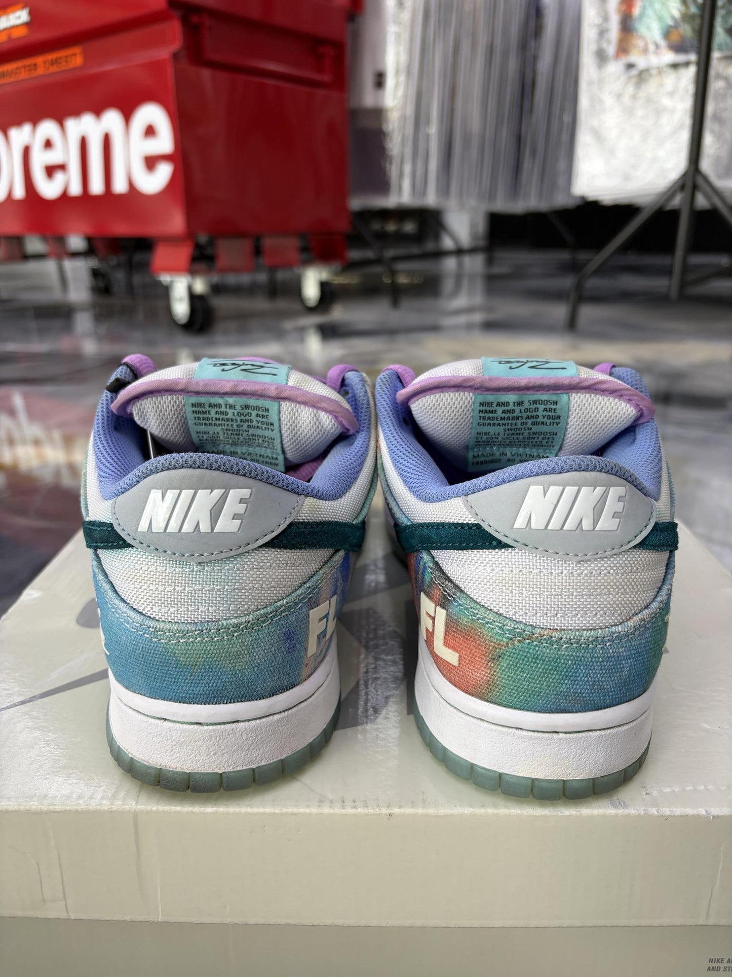 Nke SB Dunk Low "Futura" Used Size 9.5