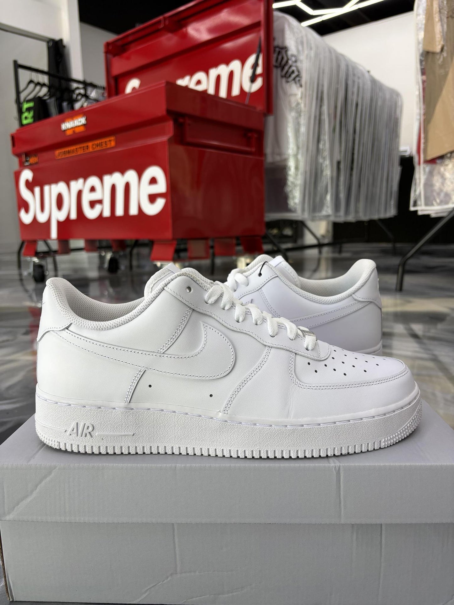 Nike Air Force 1 "White" Used Size 12