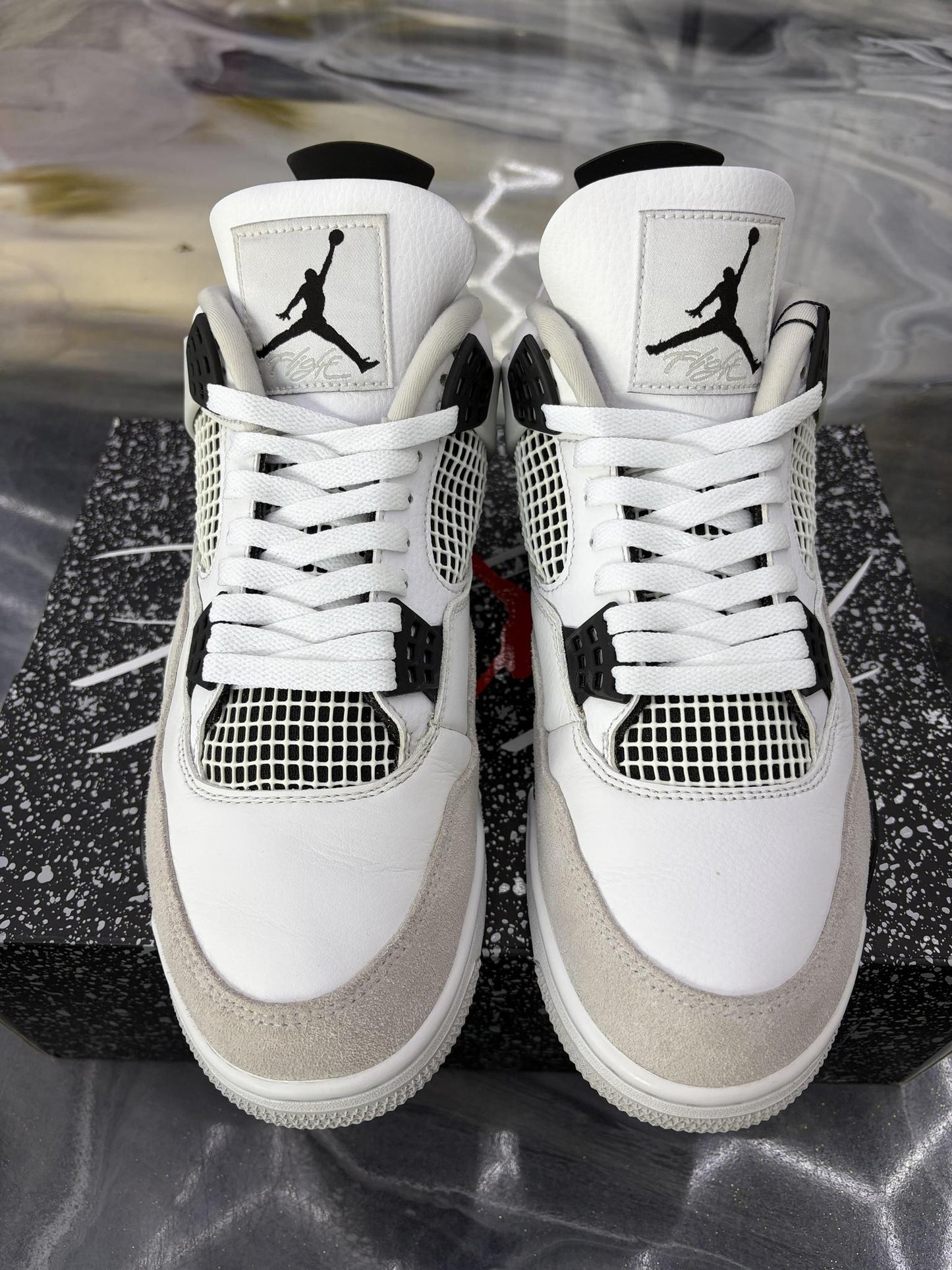 Jordan 4 "Military Black" Used Size 11