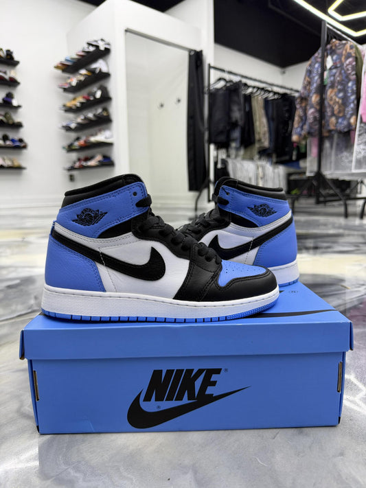 Jordan 1 UNC Toe Used Size 5.5Y/7W