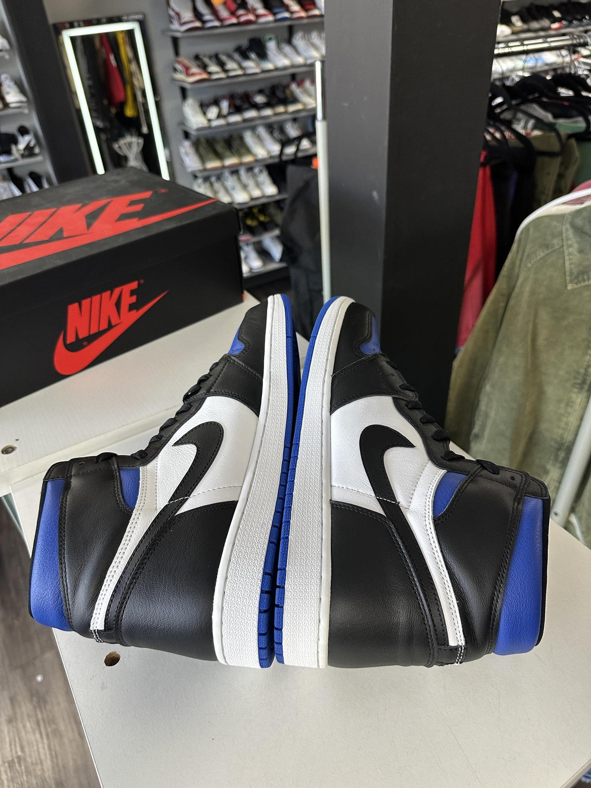 Jordan 1 "Royal Toe" Used Size 14