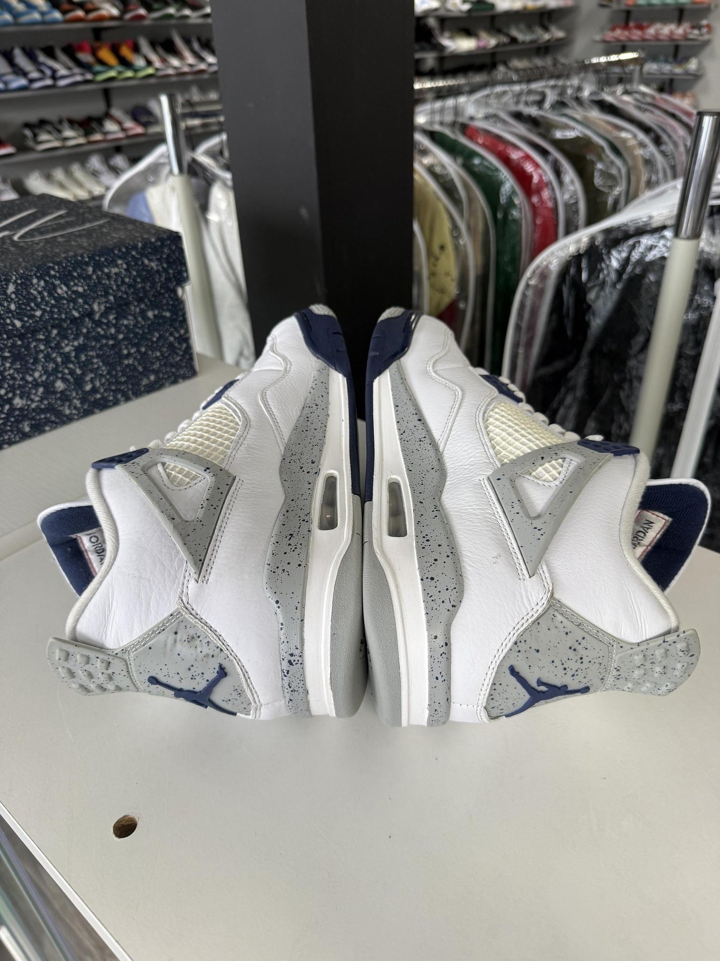 Jordan 4 "Midnight Navy" Used Size 10.5