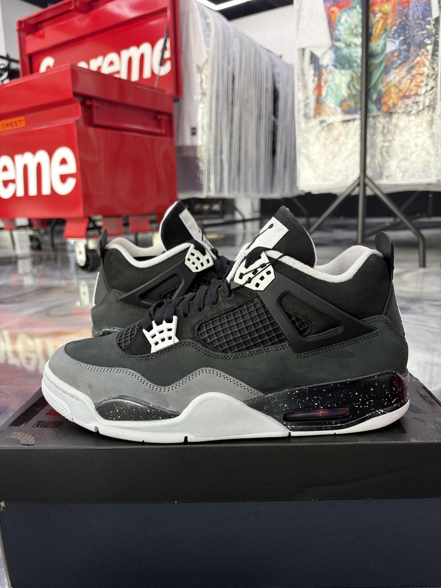 Jordan 4 "Fear" Used Size 10.5