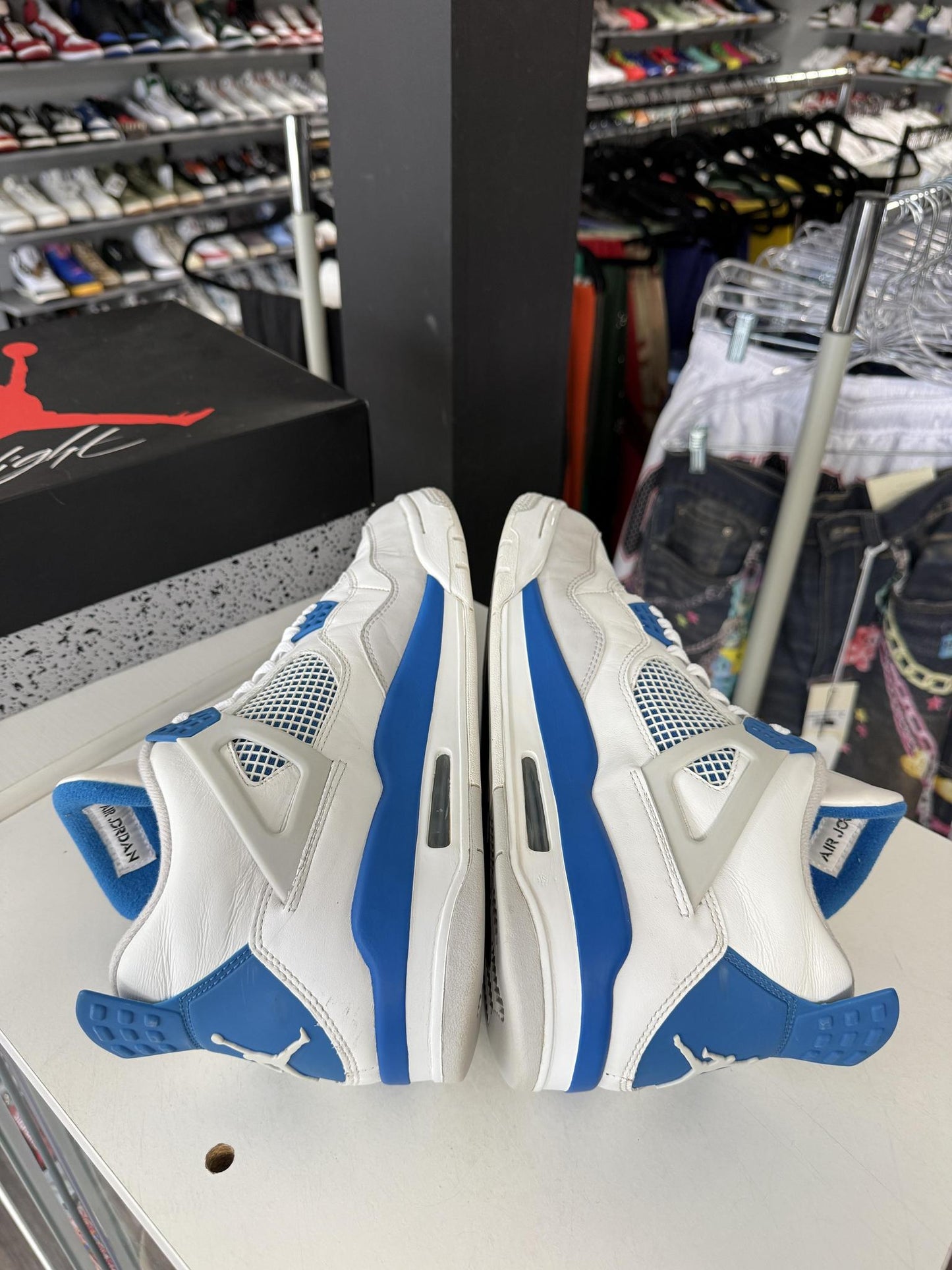Jordan 4 "Military Blue" Used Size 12