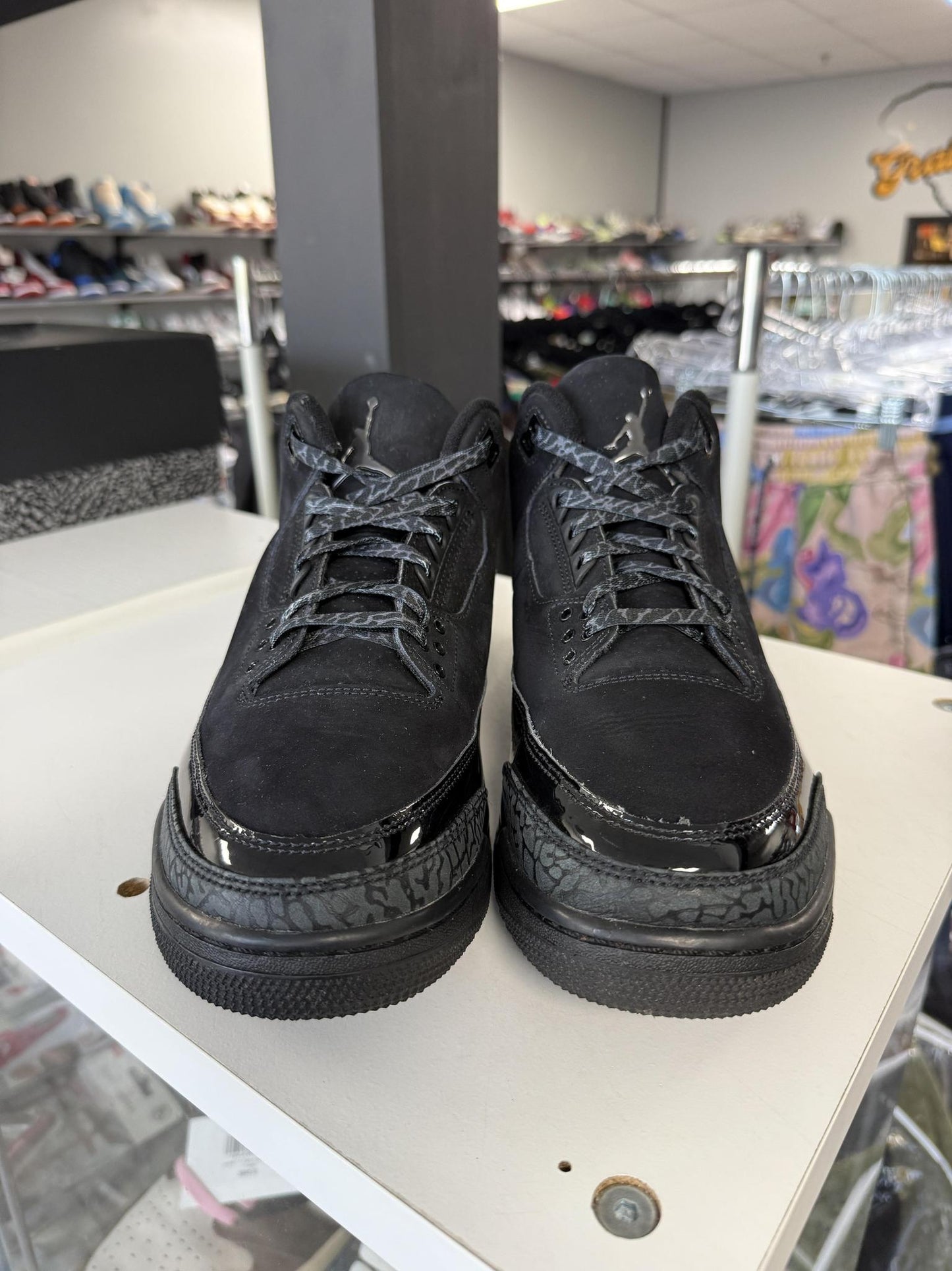 Jordan 3 "Black Cat" Used Size 11.5