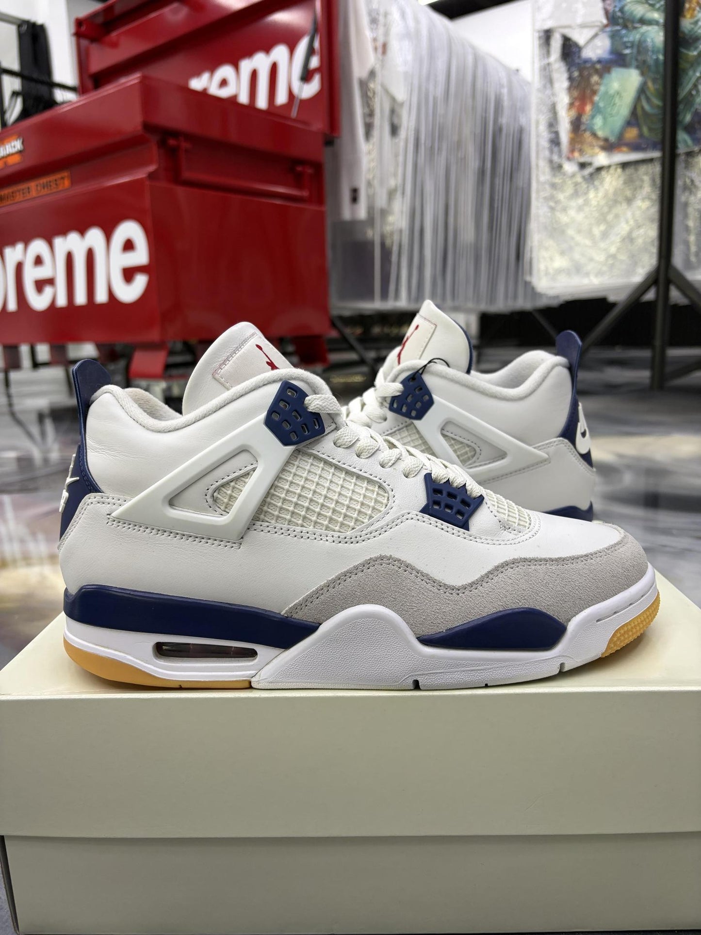 Jordan 4 x SB "Navy" Used Size 9