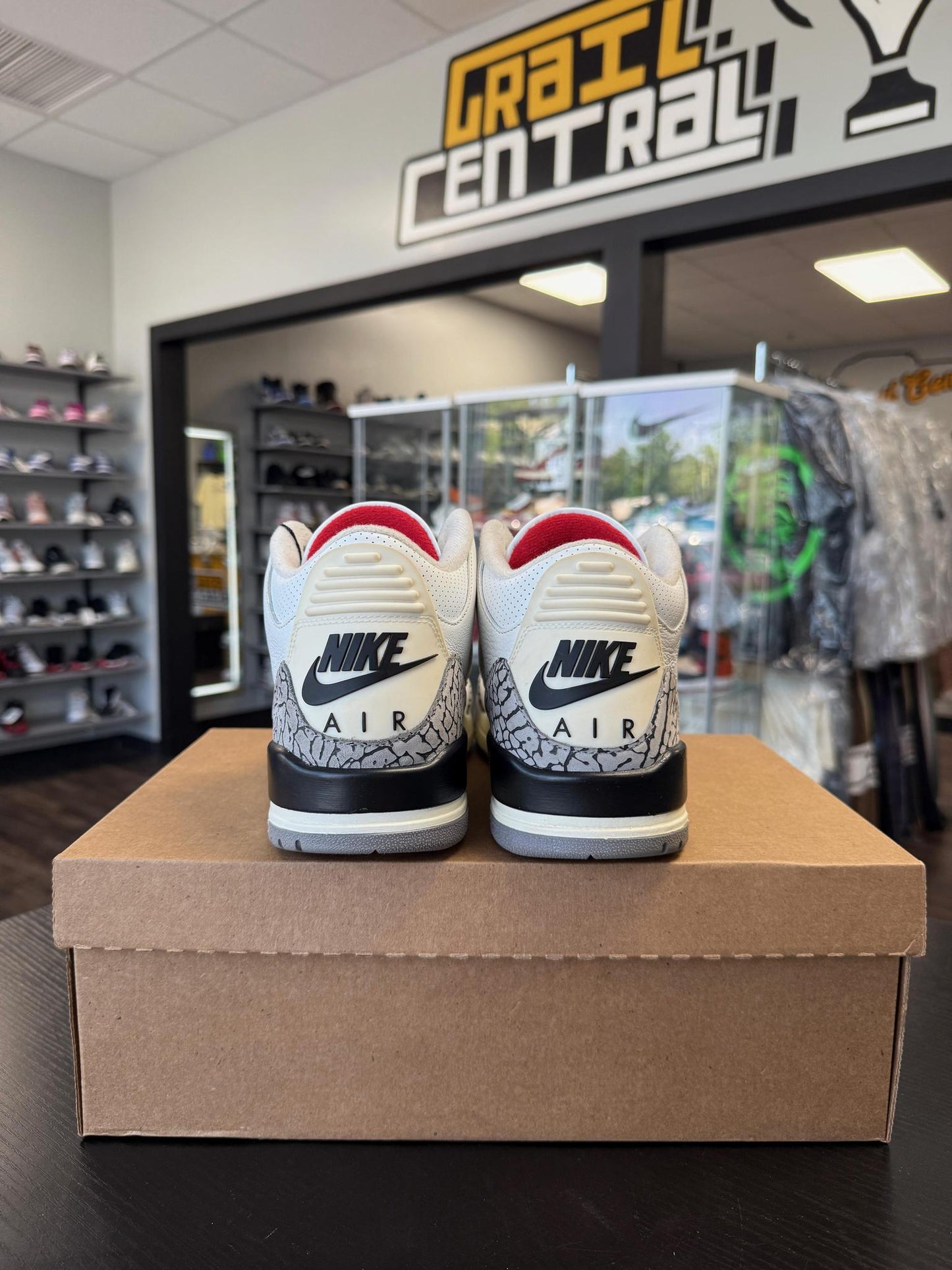 Jordan 3 "White Cement Reimagined" Used Size 9