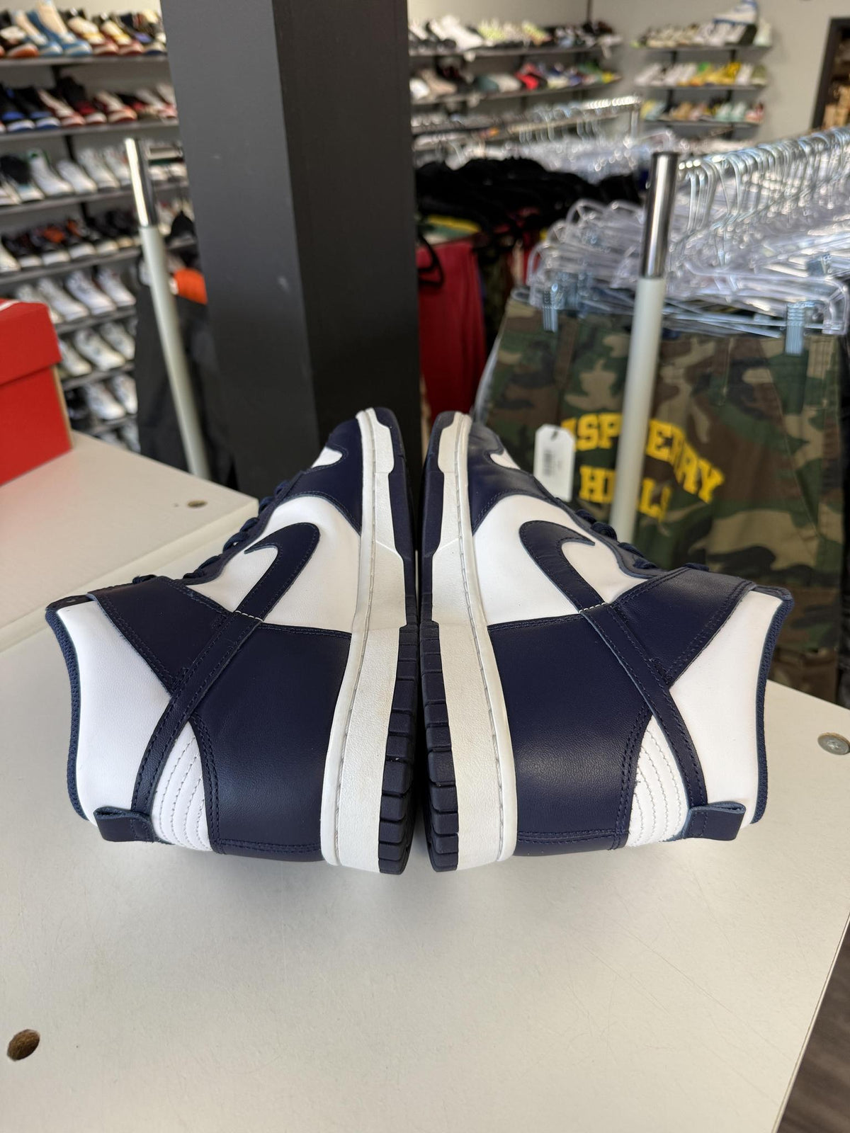 Dunk Hi "Championship Navy" Used Size 9.5