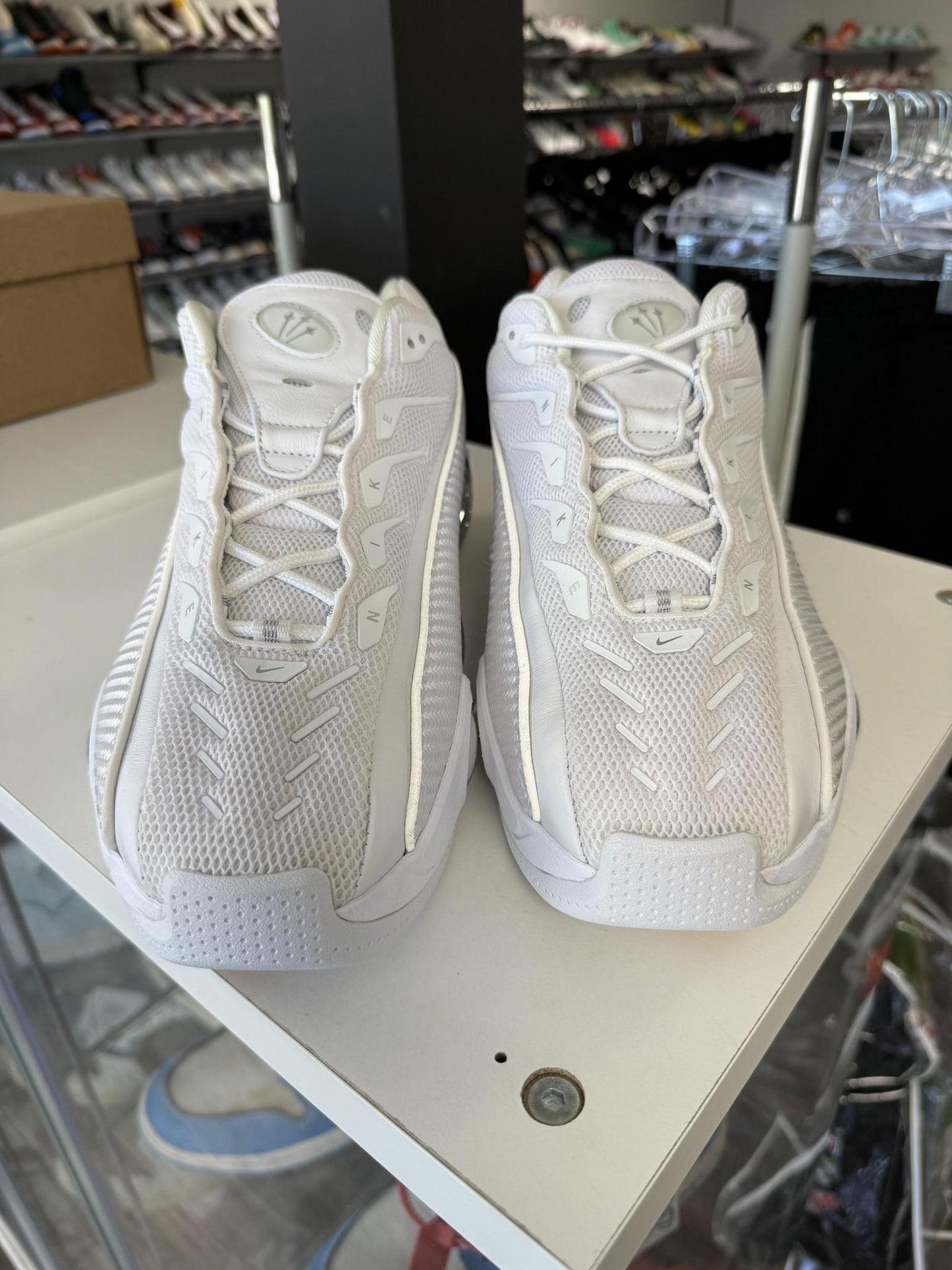 Nike NOCTA Glide "White Chrome" Used Size 14