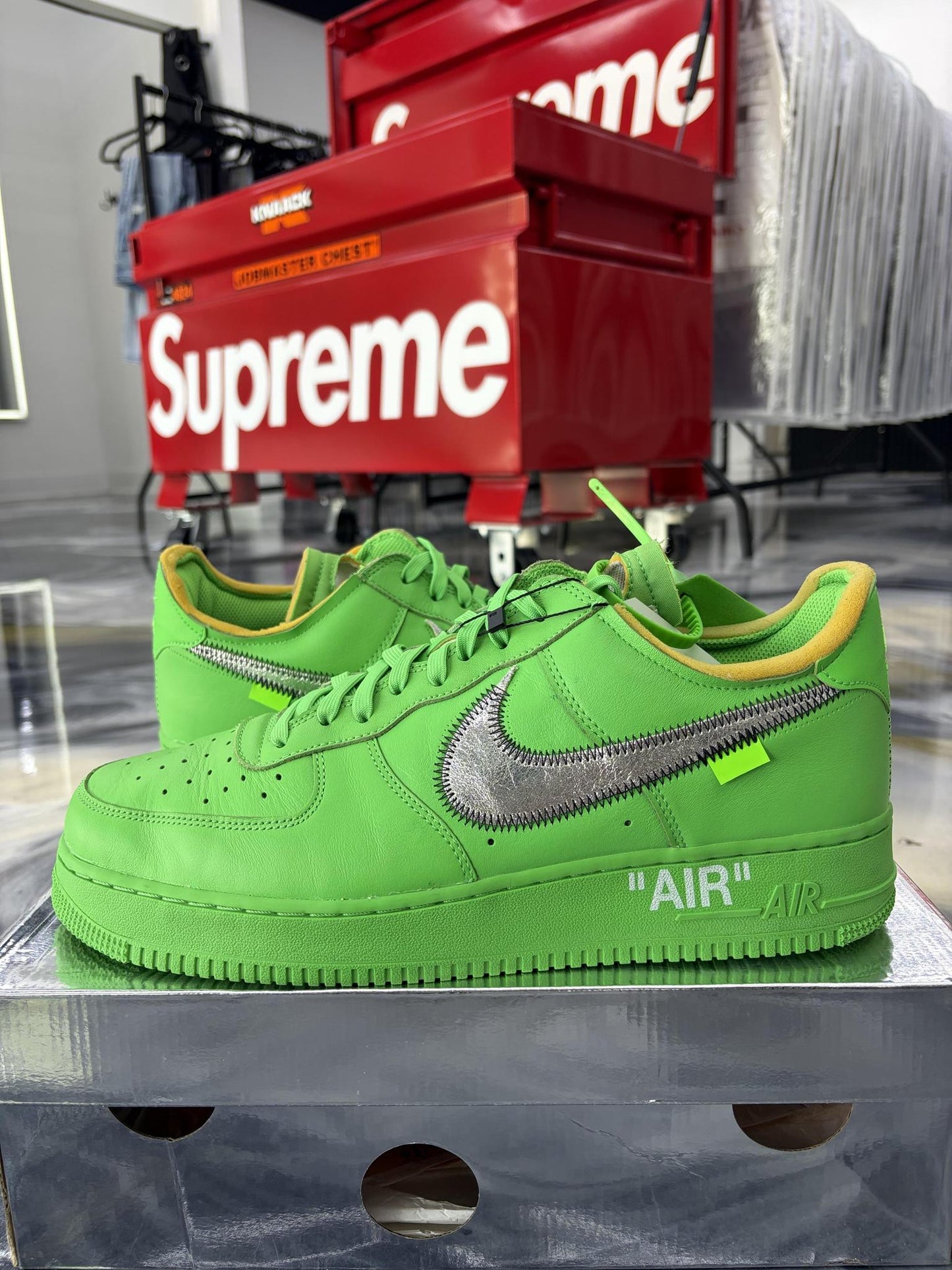 Nike Air Force 1 Low X Off White "Brooklyn" Used Size 13