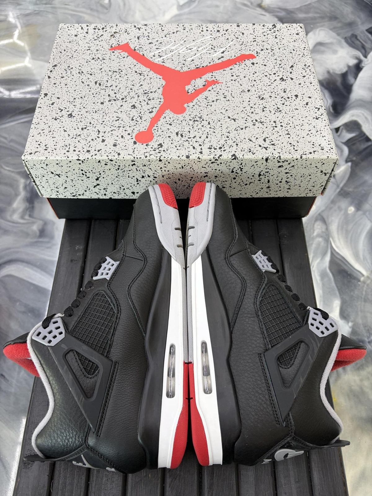 Jordan 4 "Bred Reimagined" Used Size 10