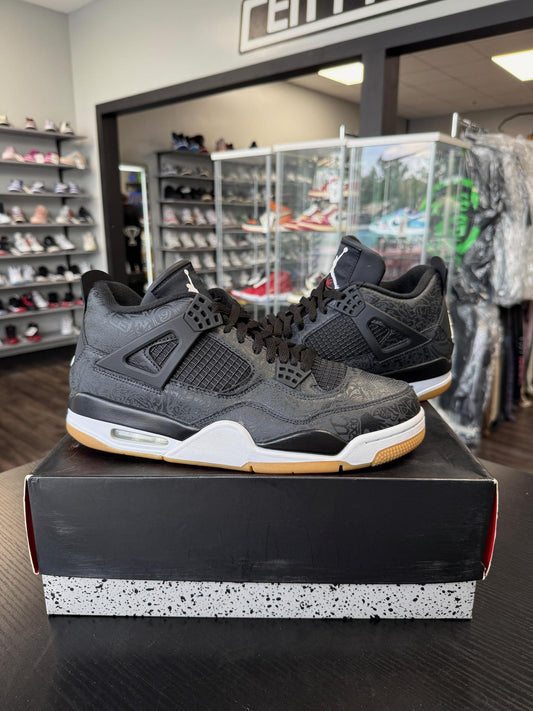 Jordan 4 "Laser Gum" Used Size 10