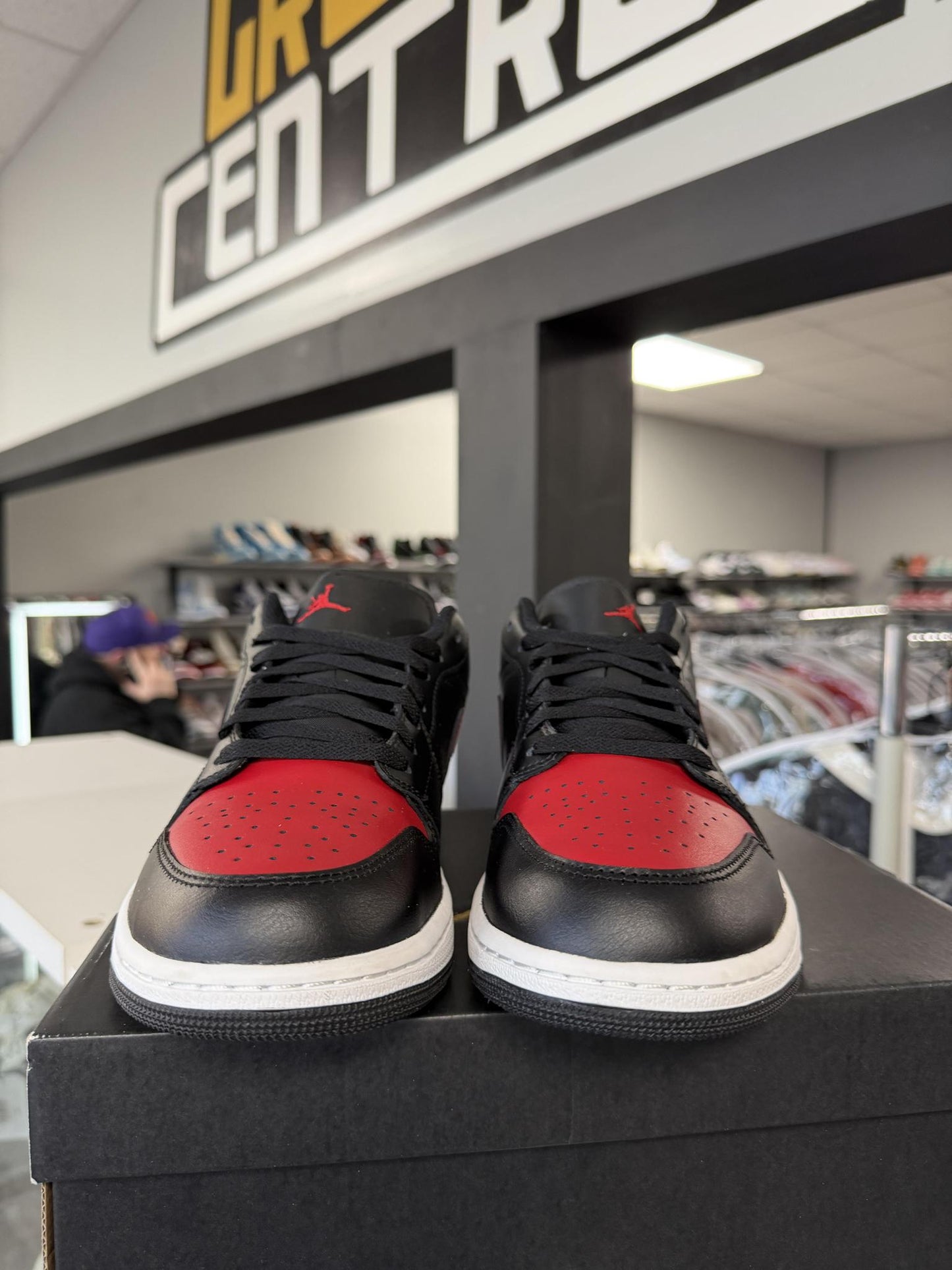 Jordan 1 Low "Bred" Used Size 10.5