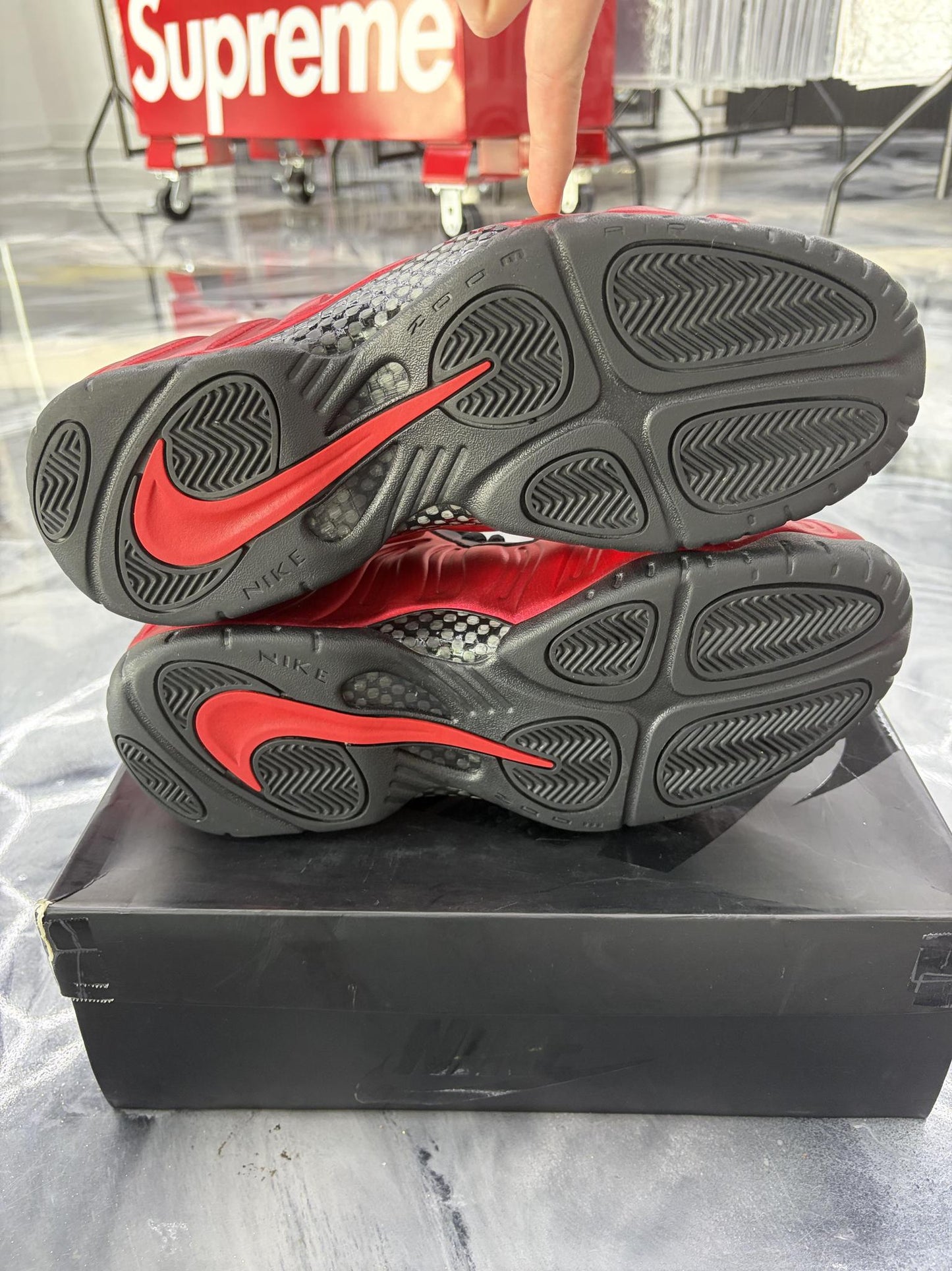Nike Foamposite Pro "Gym Red" Used Size 13