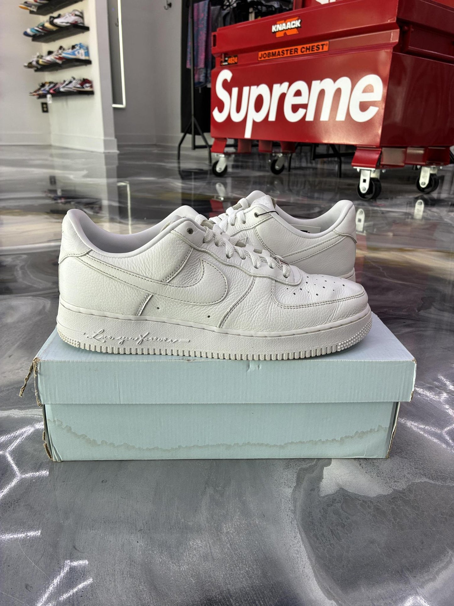 Nike Air Force 1 "Certified Lover Boy" White Used Size 11