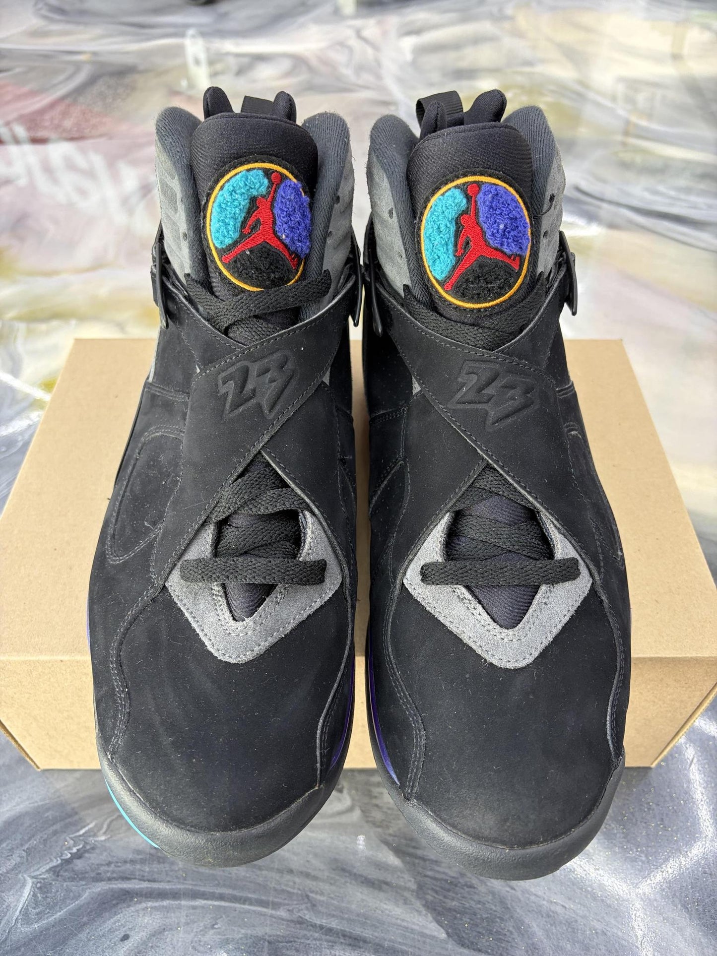 Jordan 8 "Aqua" Used Size 12
