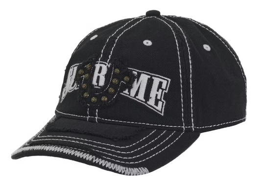 Supreme x True Religion 6 Panel Hat "Black"
