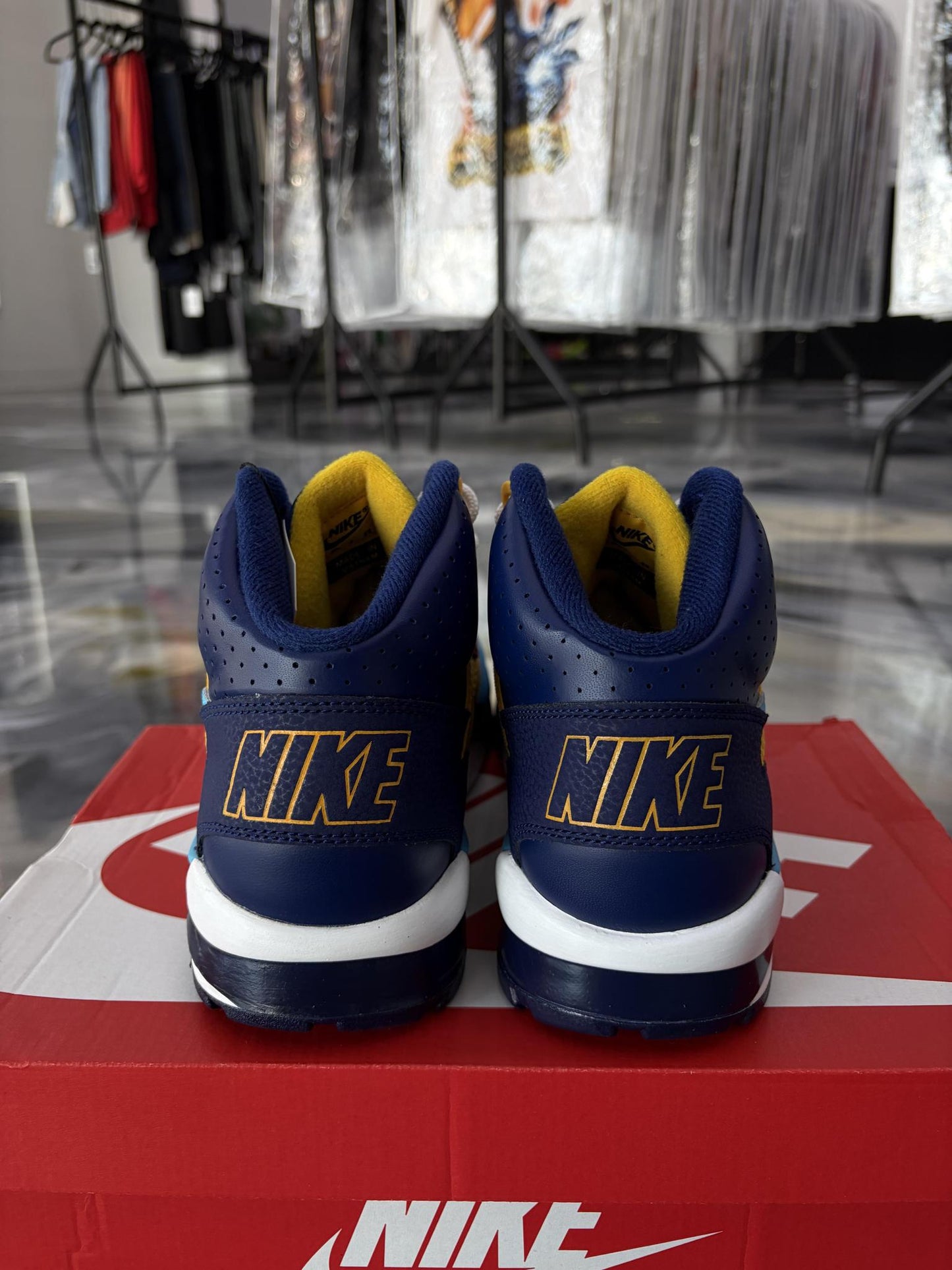 Nike Air Trainer SC High "LA Rams" Used Size 9.5