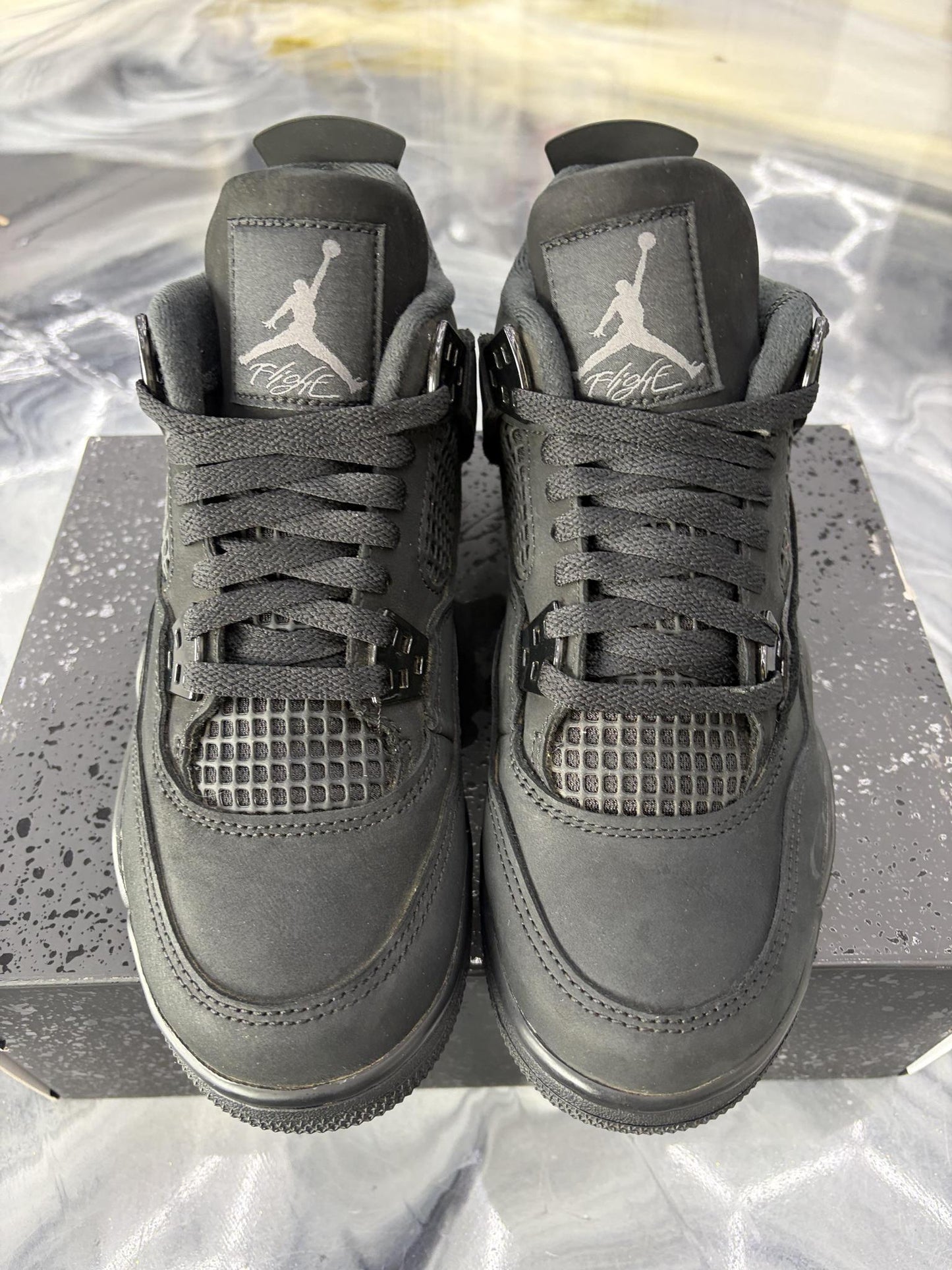 Jordan 4 "Black Cat" Used Size 6Y/7.5W