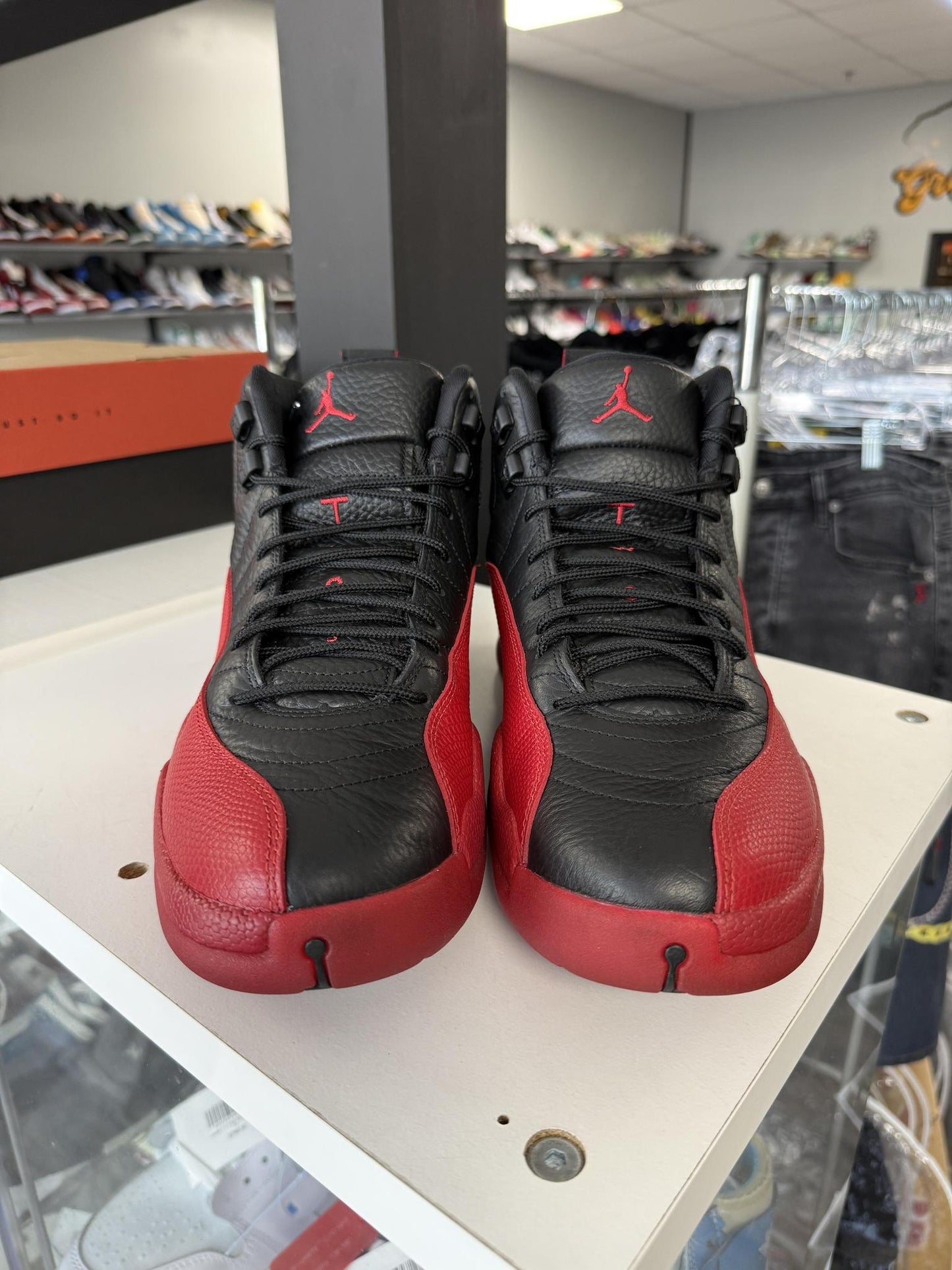 Jordan 12 Flu Game Used Size 12.5