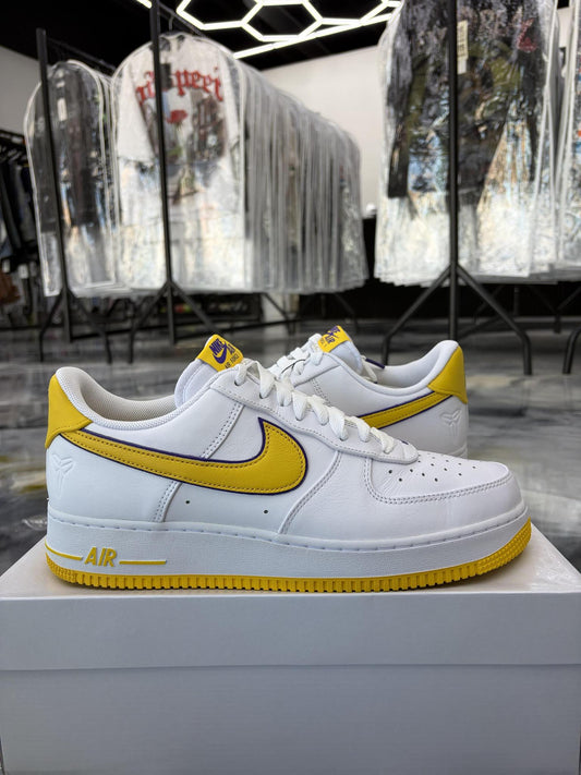 Nike Air Force 1 Low "Kobe Lakers Home" Used Size 12