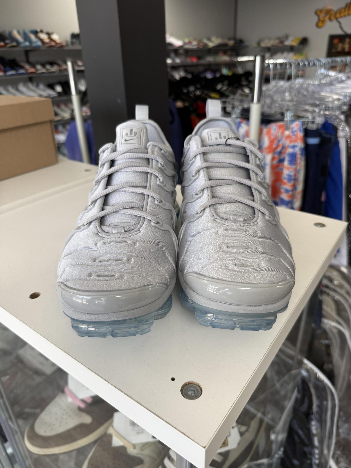 Vapormax Plus "Grey Chrome" Used Size 10.5